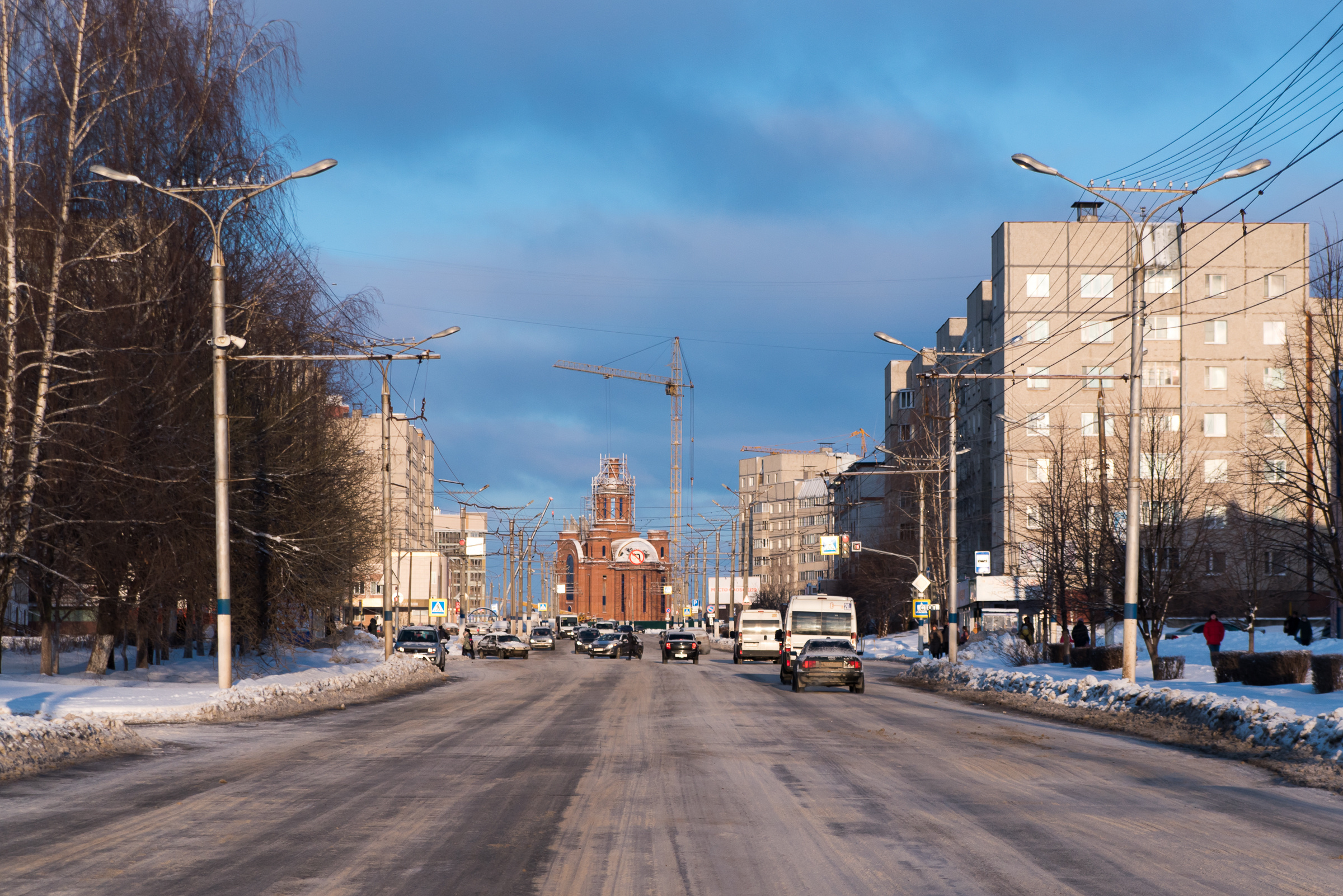 Подъем купола на храм Николая Чудотворца Новочебоксарск Чувашия. Фотограф  Крещения и Венчания Калининград