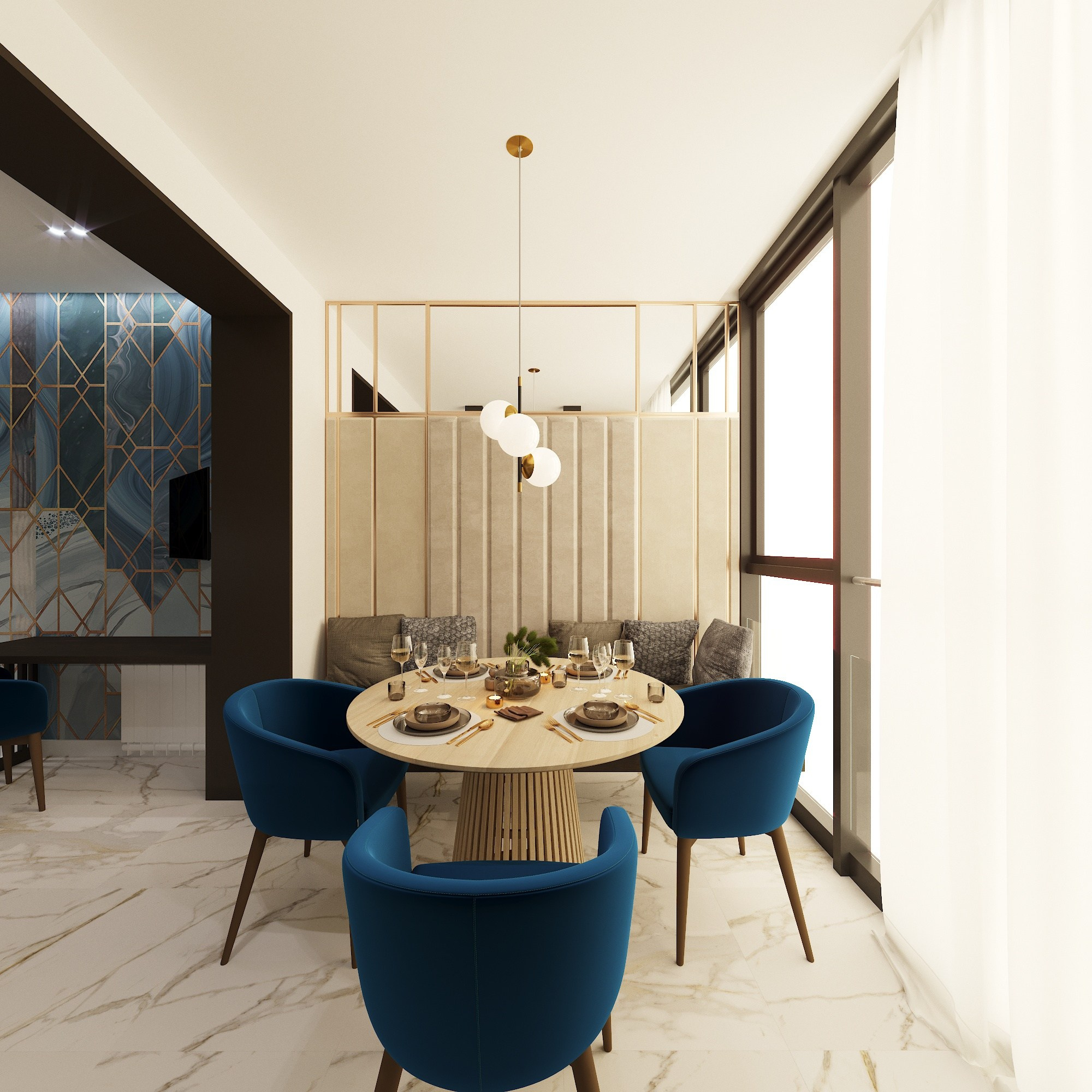 Дизайн - проект в ЖК Макаровский Квартал. Анастасия Дремина DREMINA INTERIORS