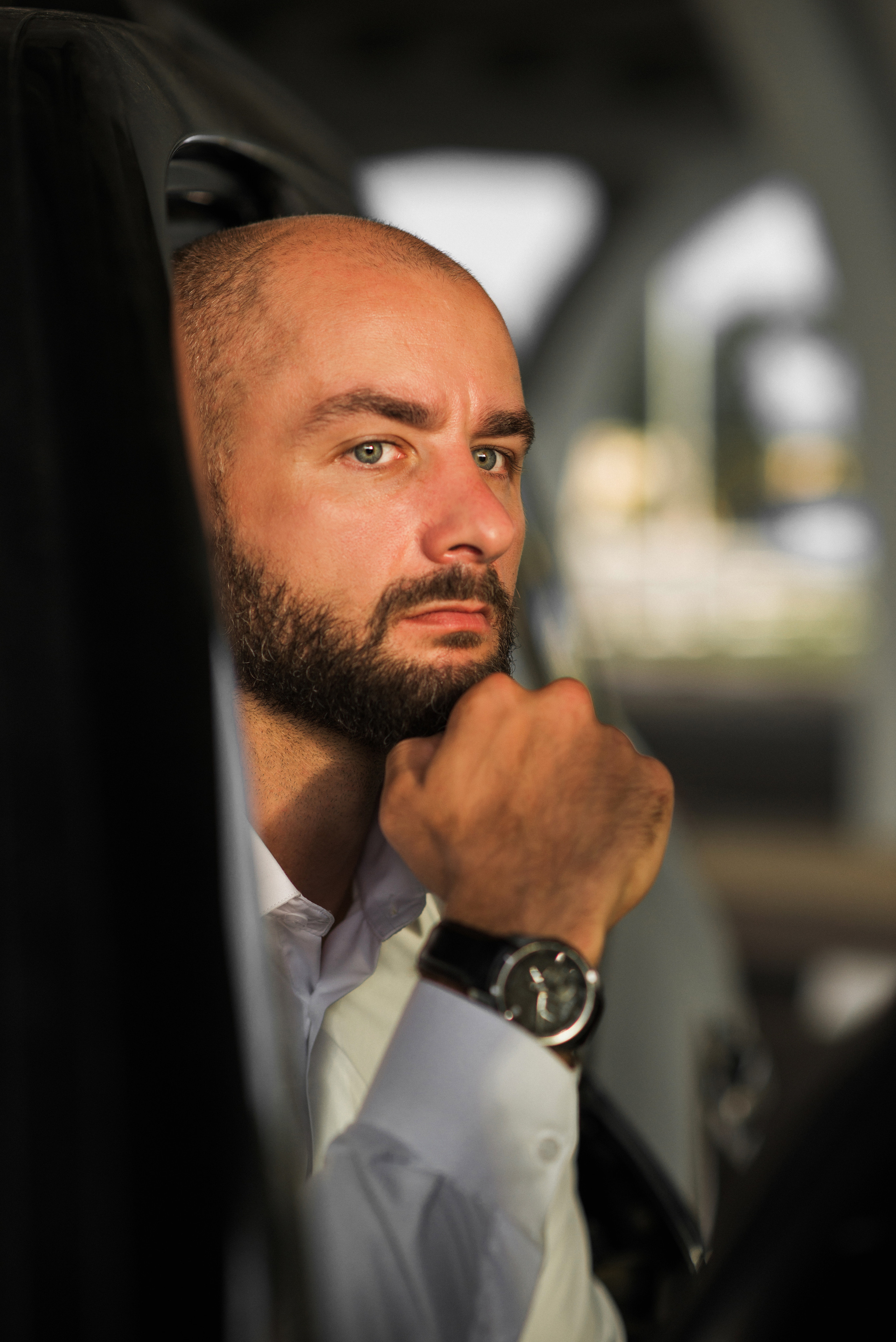 Мужской портрет. Portrait photographer Wrocław Vitali Pabiadzinski