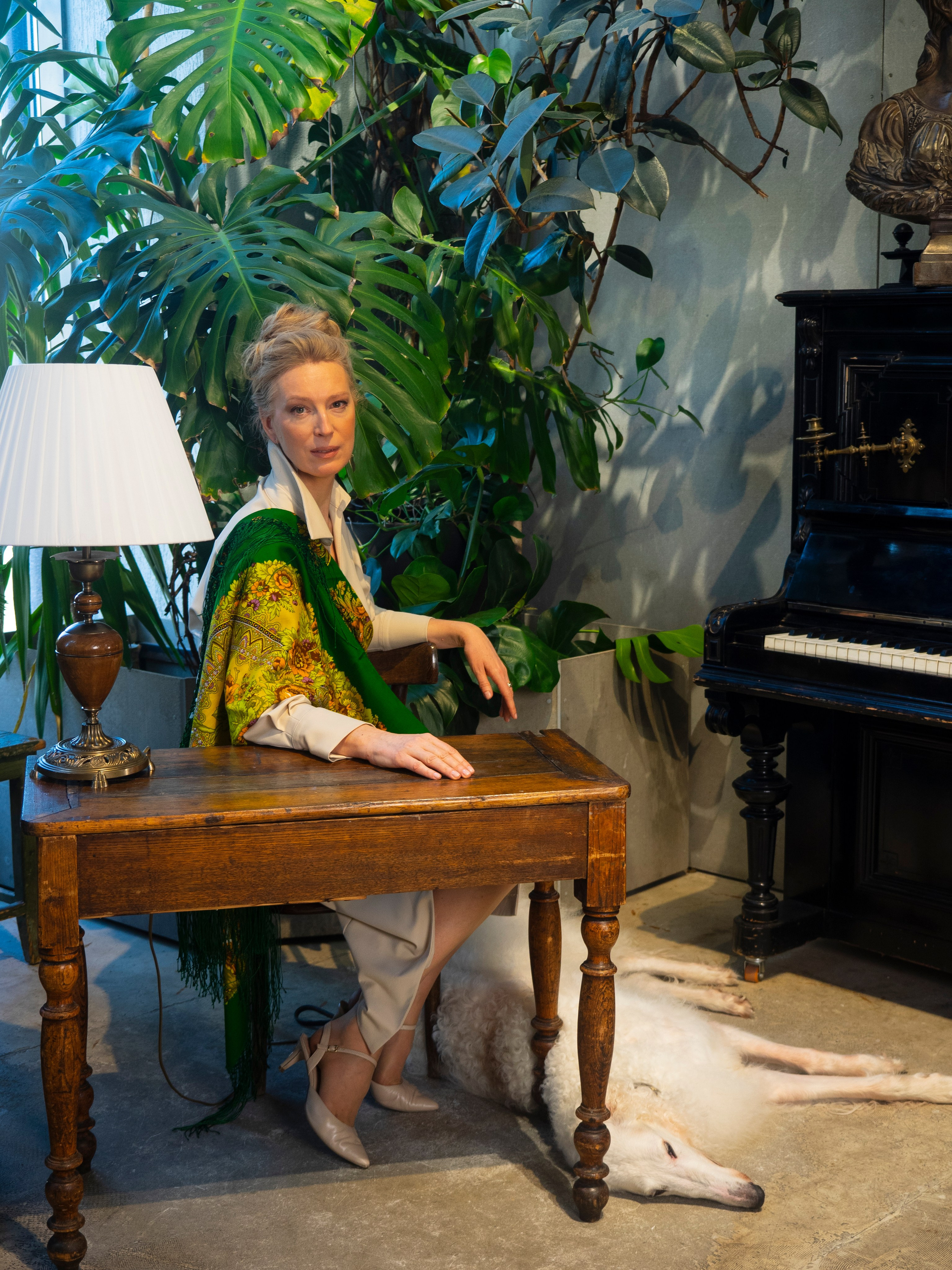 Фотосессия A la Russe, 2025. Коллекционер и искусствовед Олеся Ястребова