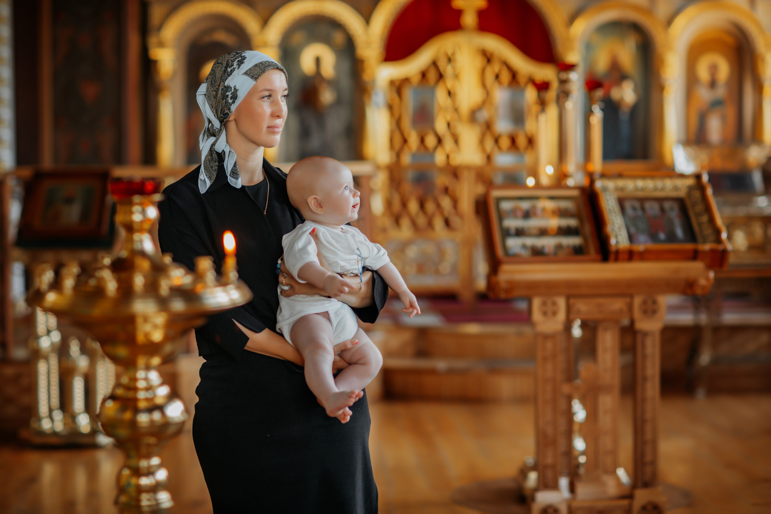 Таинство Крещения Мирона. Свадебный и Семейный Фотограф в Краснодаре