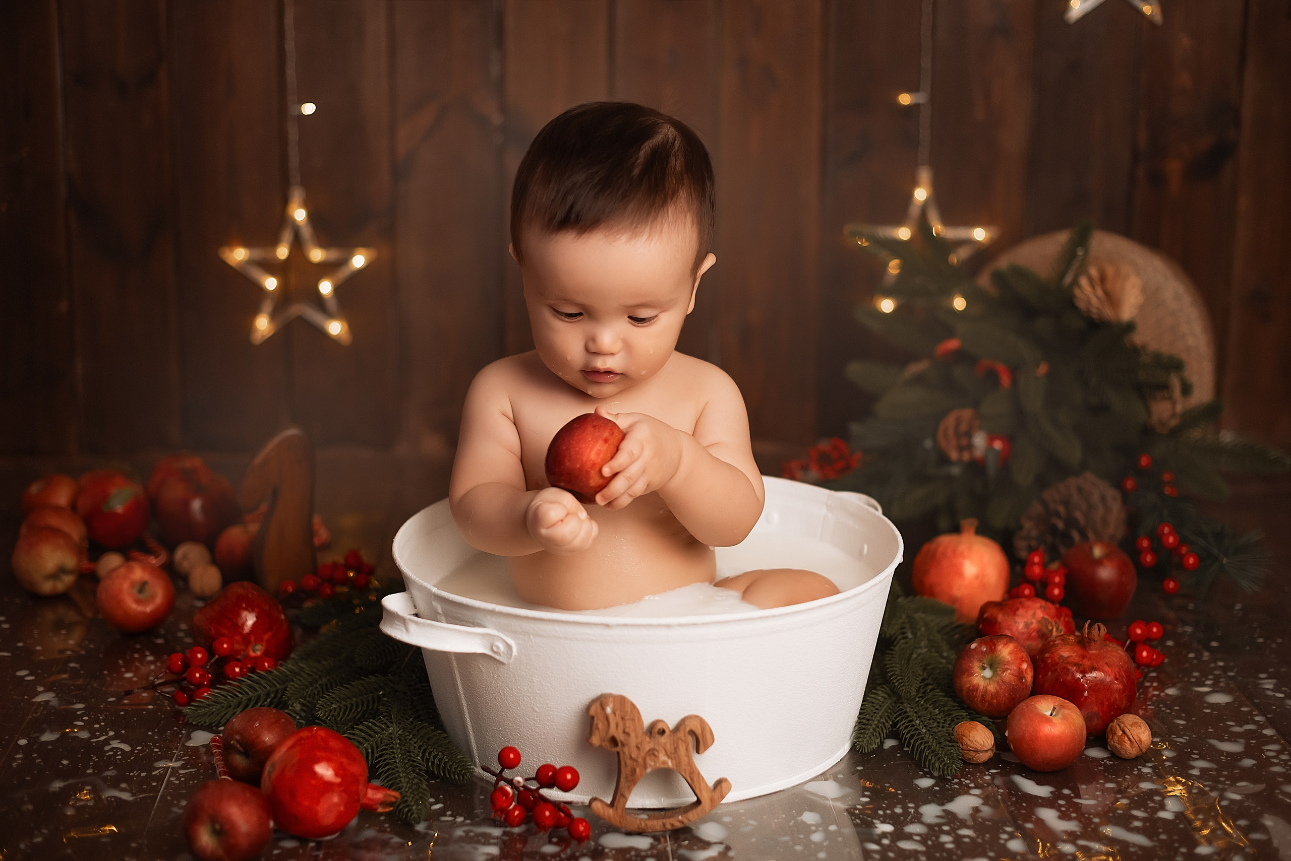 Детская съемка «Новогодние купашки». Детский фотограф в Санкт-Петербурге Татьяна Карпенко