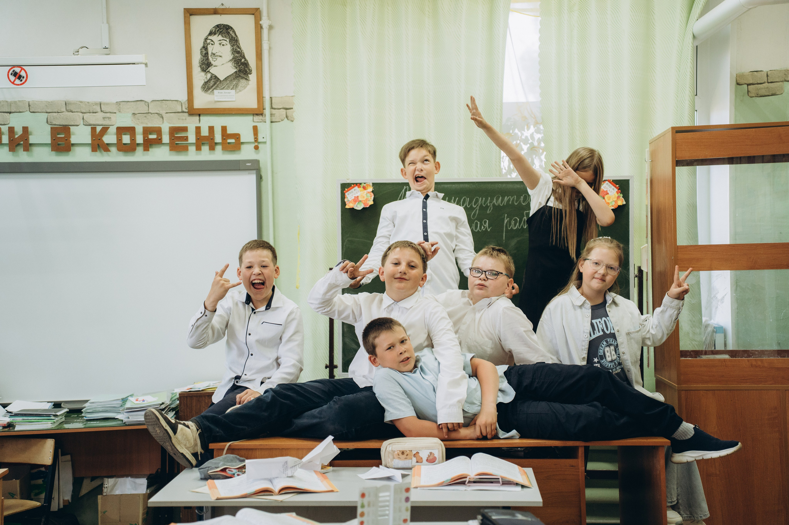 Школа, 4 класс. Семейный фотограф • Домашние съемки в Нижнем Новгороде