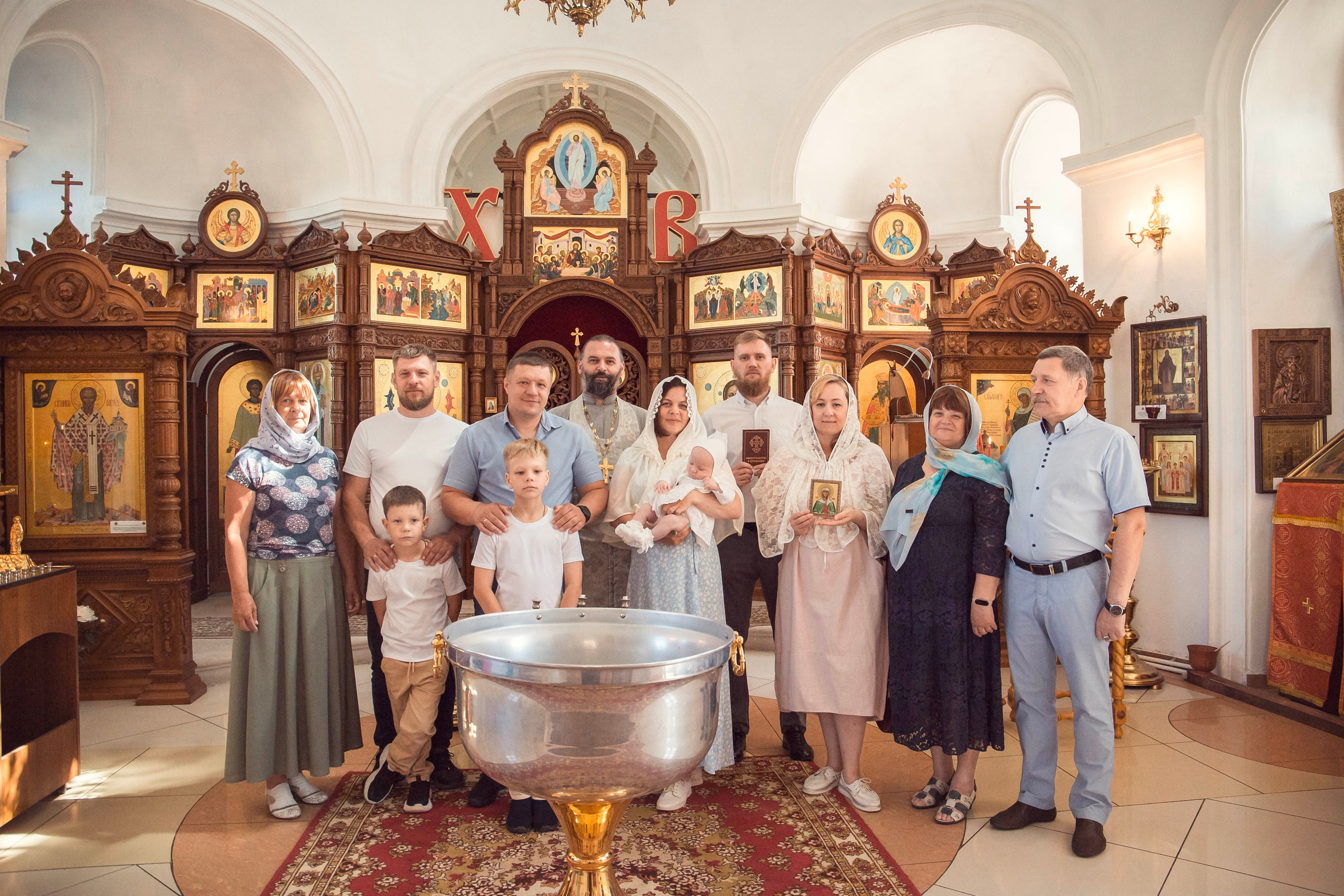 Крещение Арины в Церкви Николая Чудотворца в Грабцево