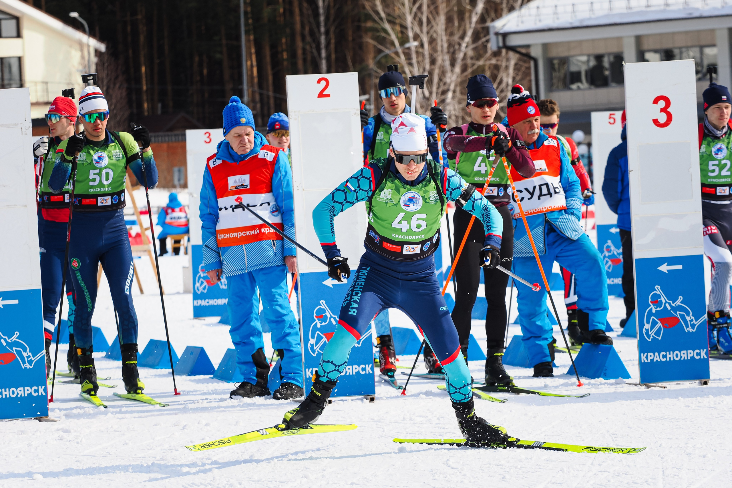 Биатлон / Первенство России. Репортажный фотограф Алексей Козьмин