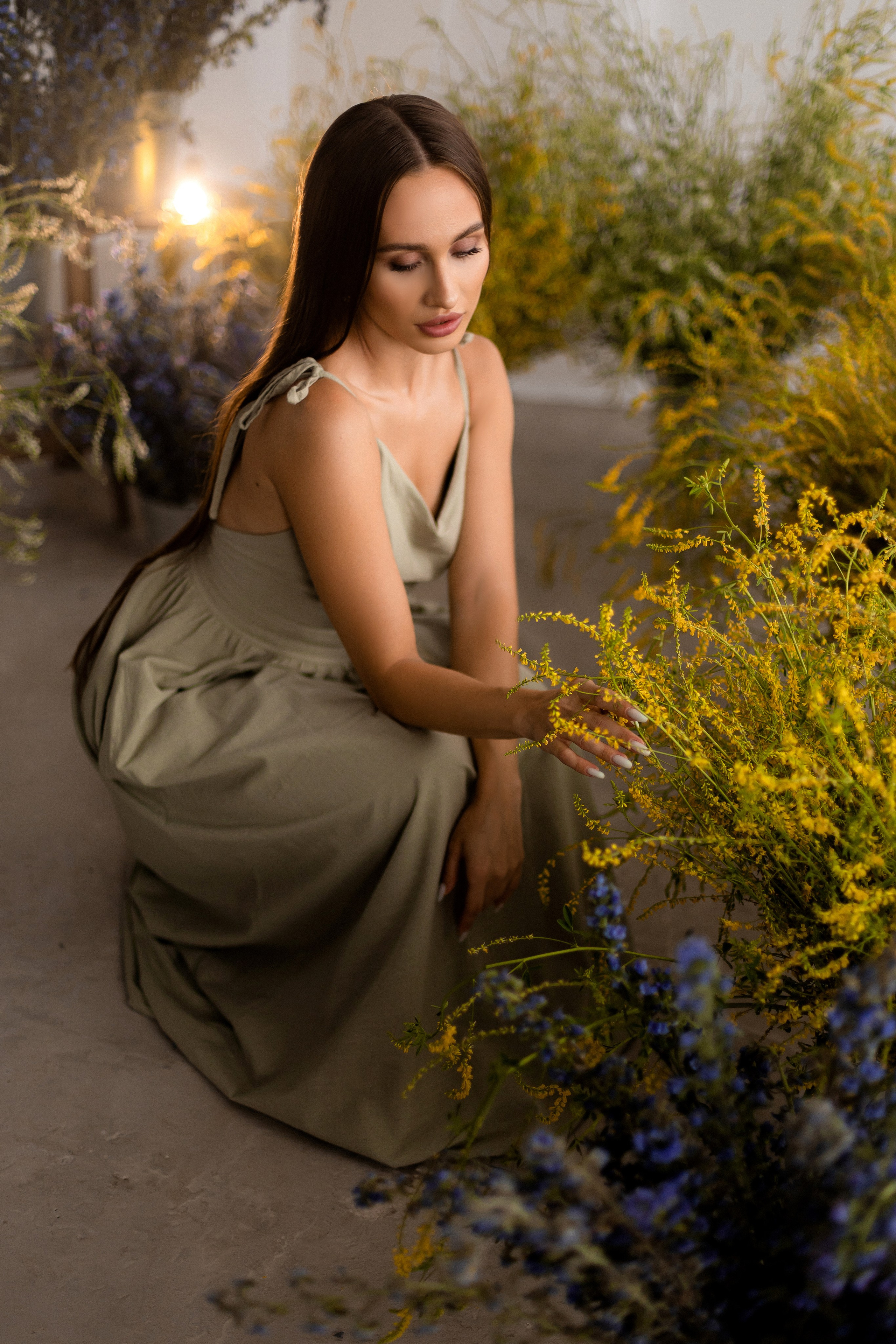 Анастасия, съёмка в полевых цветах. Свадебный и портретный фотограф в Миассе Филиппенко Дарья