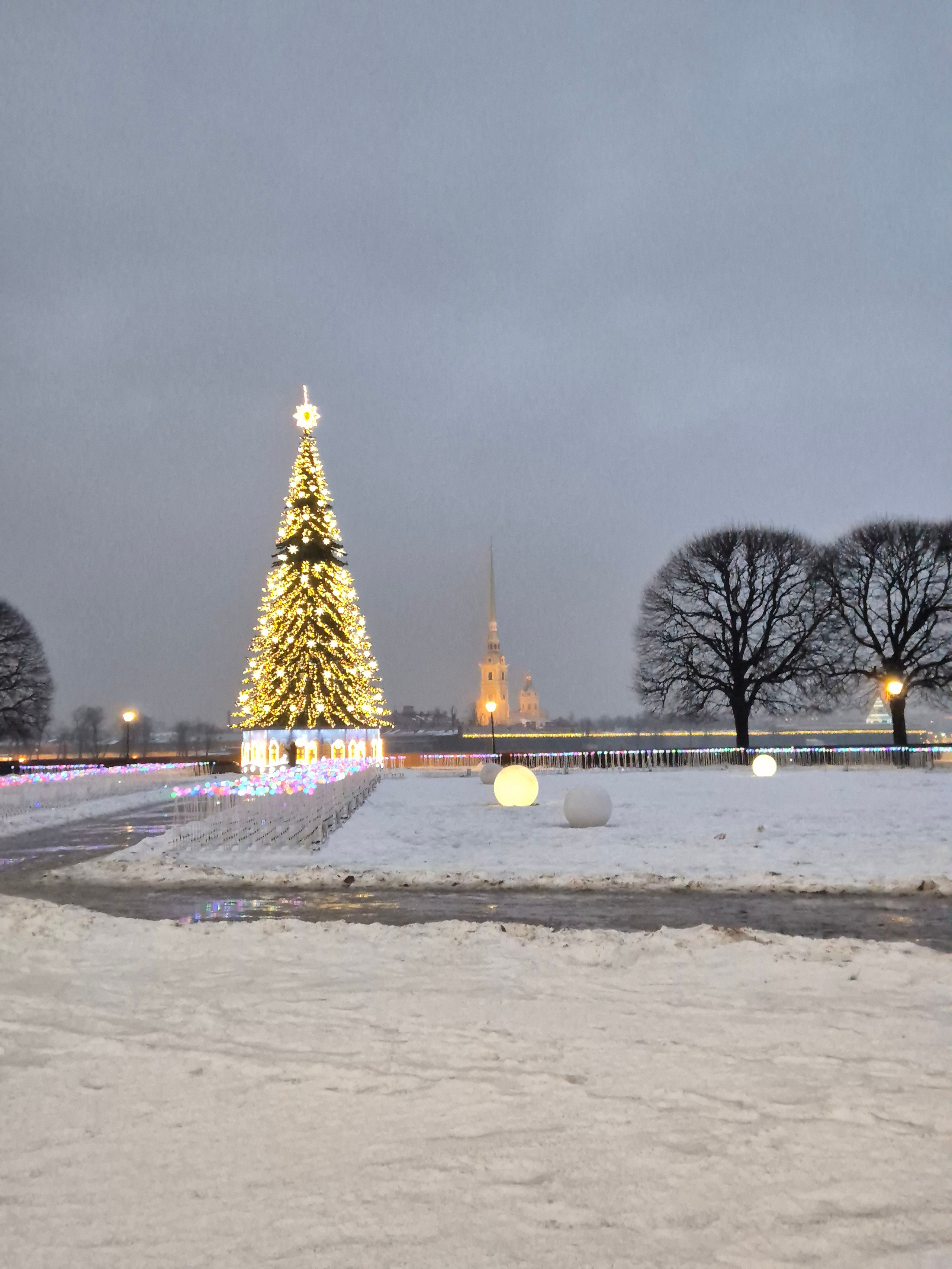 Небольшая прогулка на любимую стрелку В.О. под дождиком