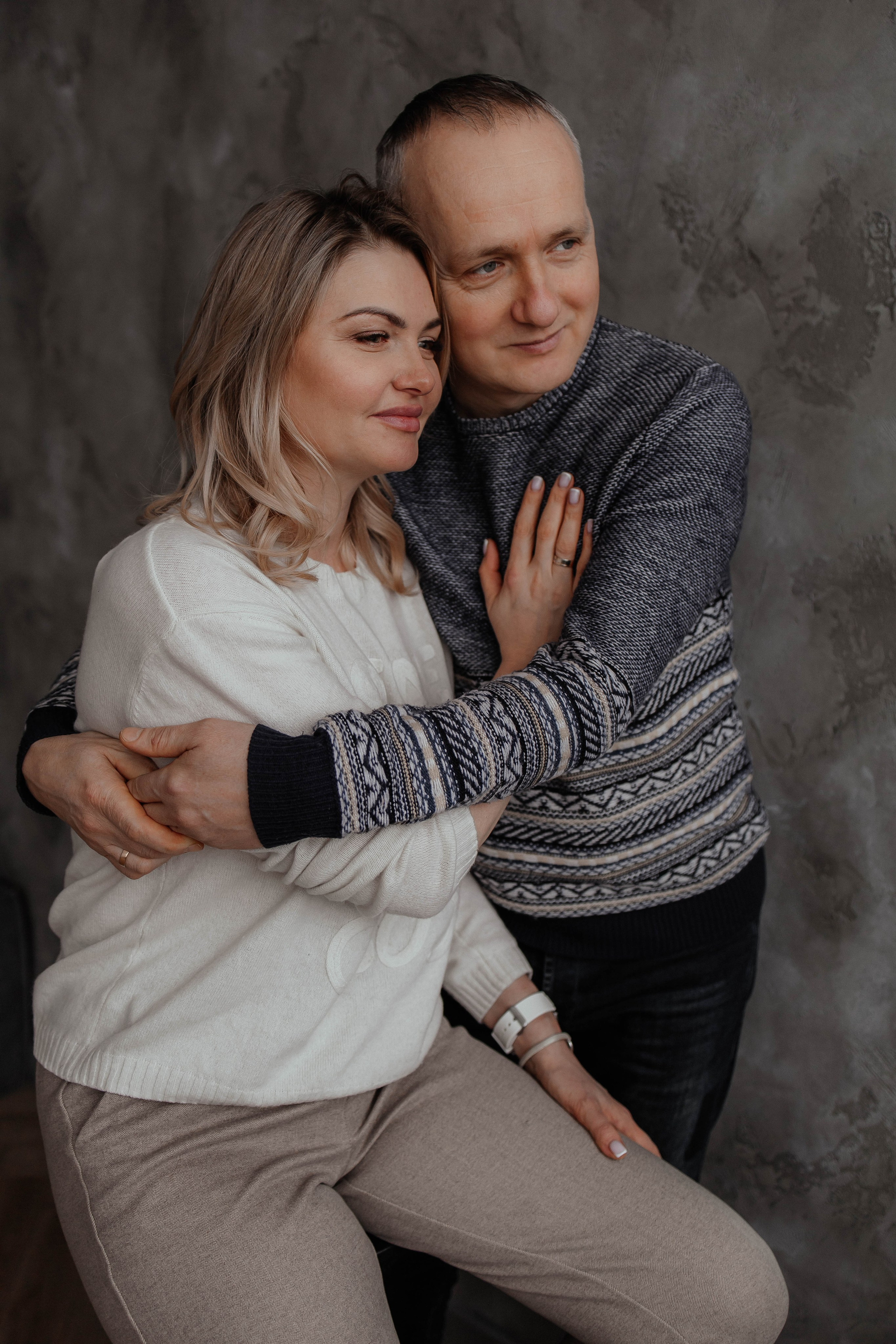 Студийная фотосессия семьи для Дмитрия, Анастасии, Алексея и Полины. Семейный фотограф в Москве, Щелково, Фрязино _ Виктория Степанова