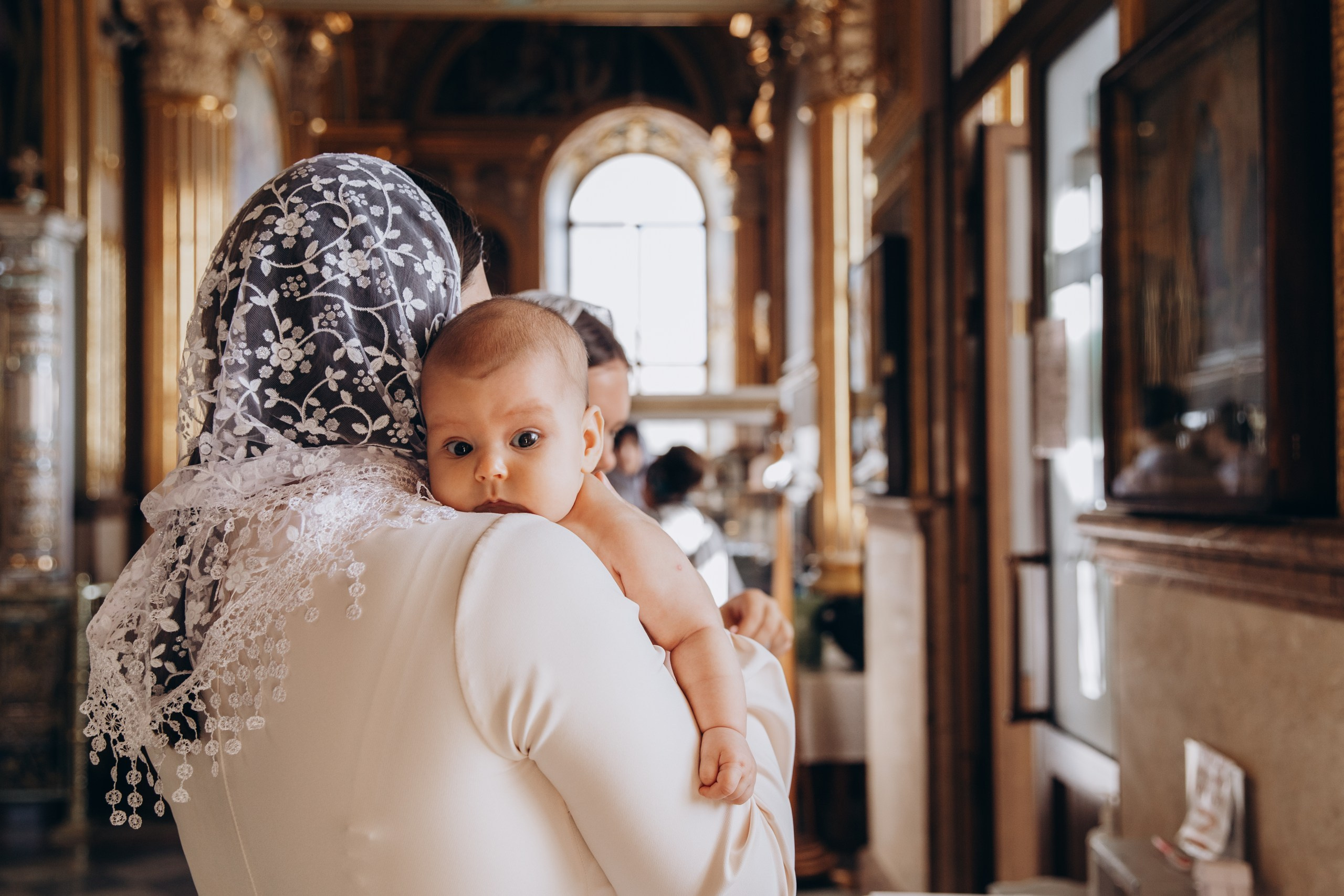 Крещение Ангелины. Семейный фотограф документалист в Пензе Лопатинская Татья