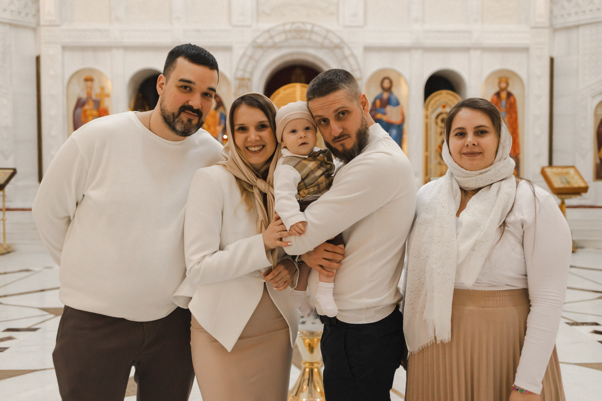 Крещение Льва. Семейный фотограф в Москве