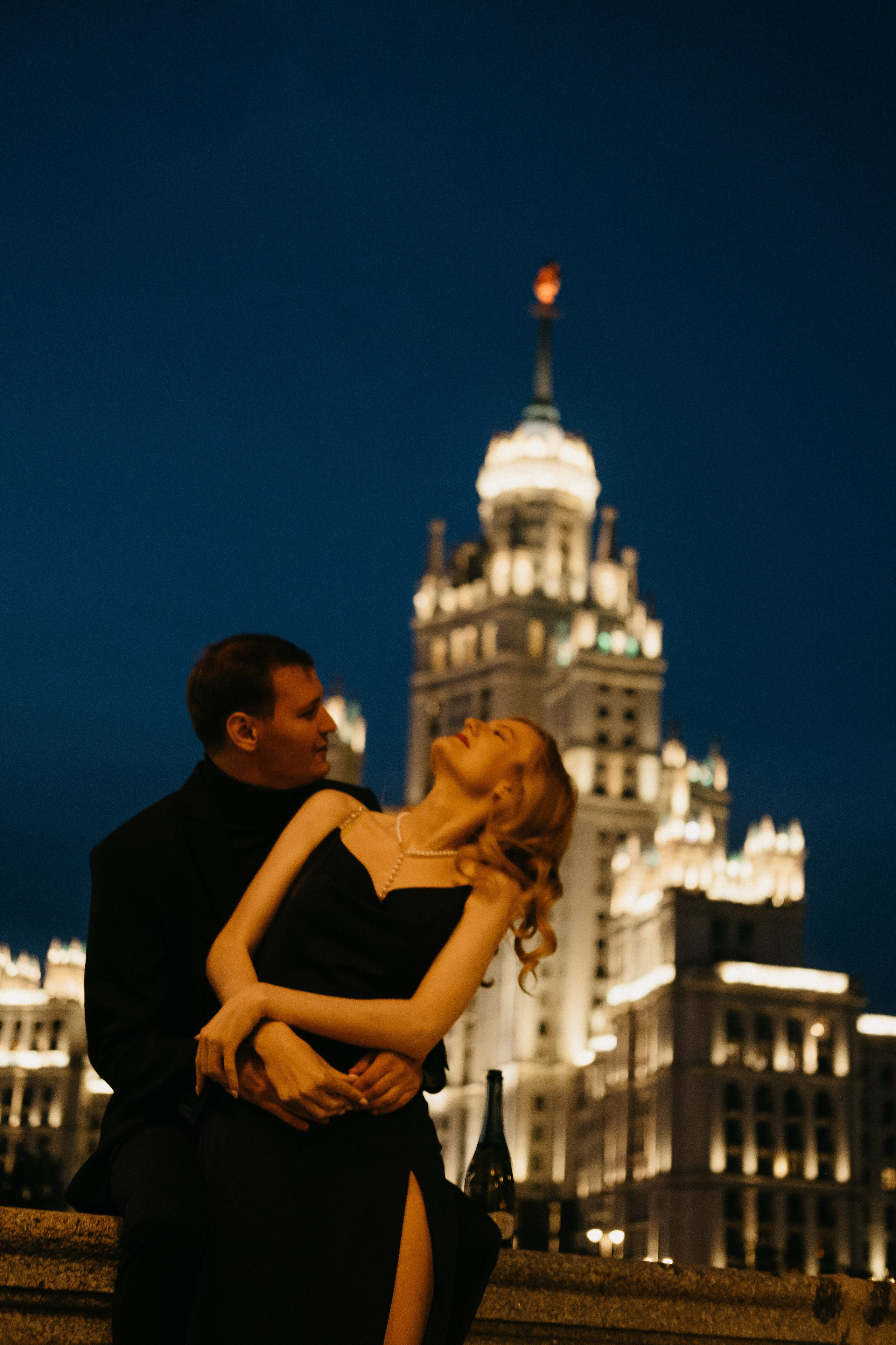 По ночному городу. Свадебный фотограф Александра Тюлякова