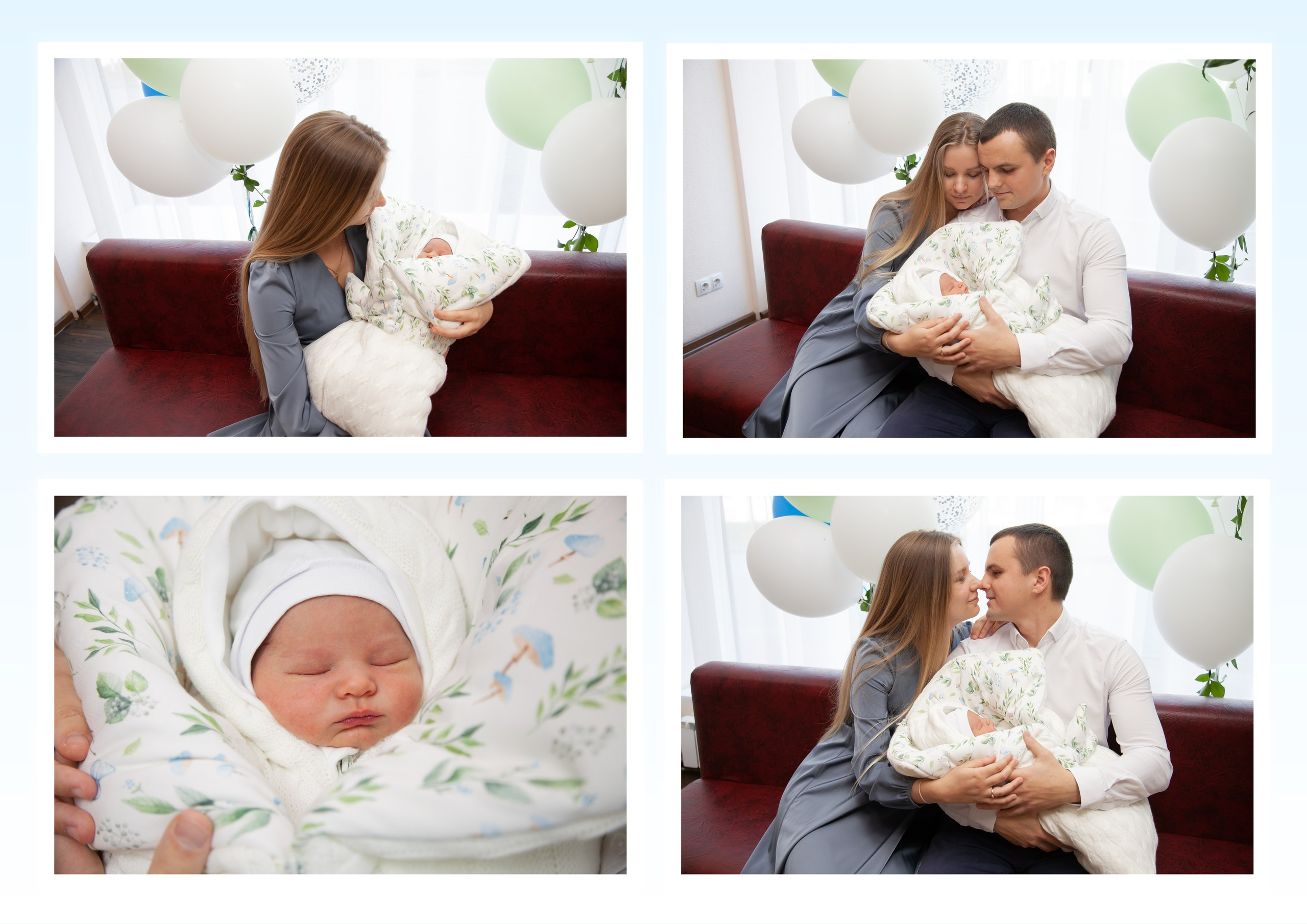 Выписка Мироши из ГПЦ 1. Фотограф на выписку в роддом в Санкт-Петербурге