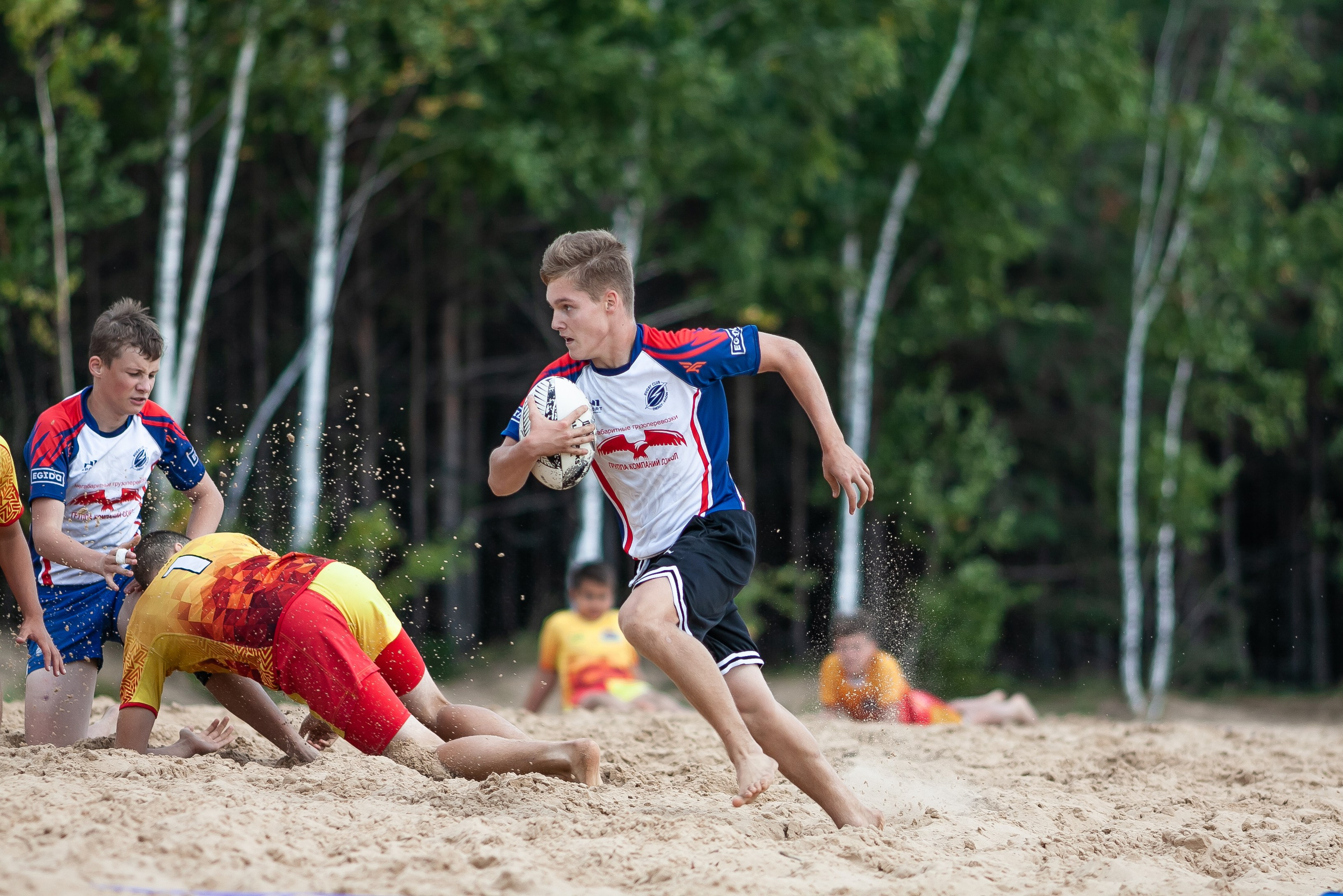 «Кубок «Молота» по пляжному Регби. Фотография