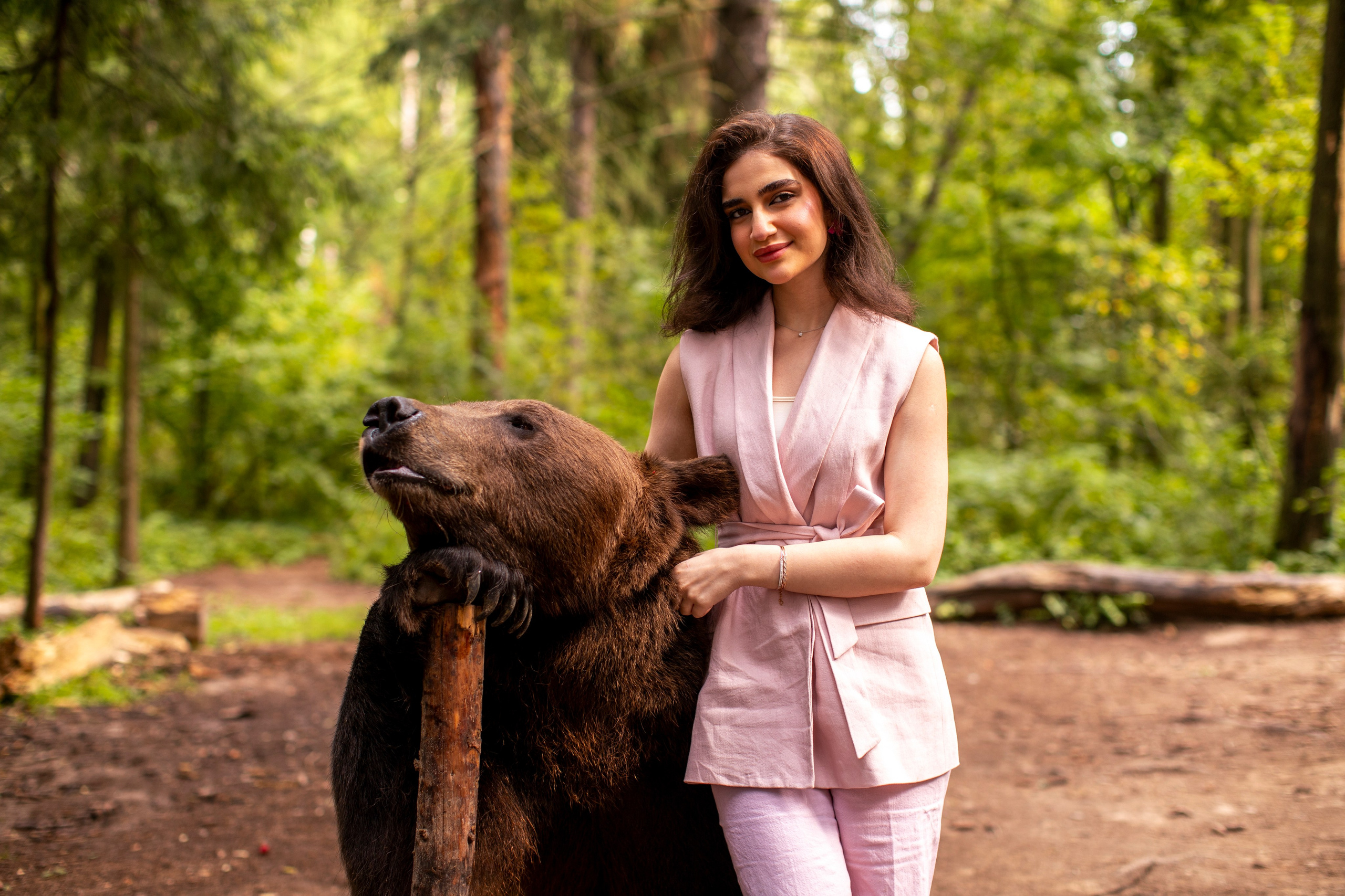 С медведем. Фотограф в Москве и в Московской области Сандра