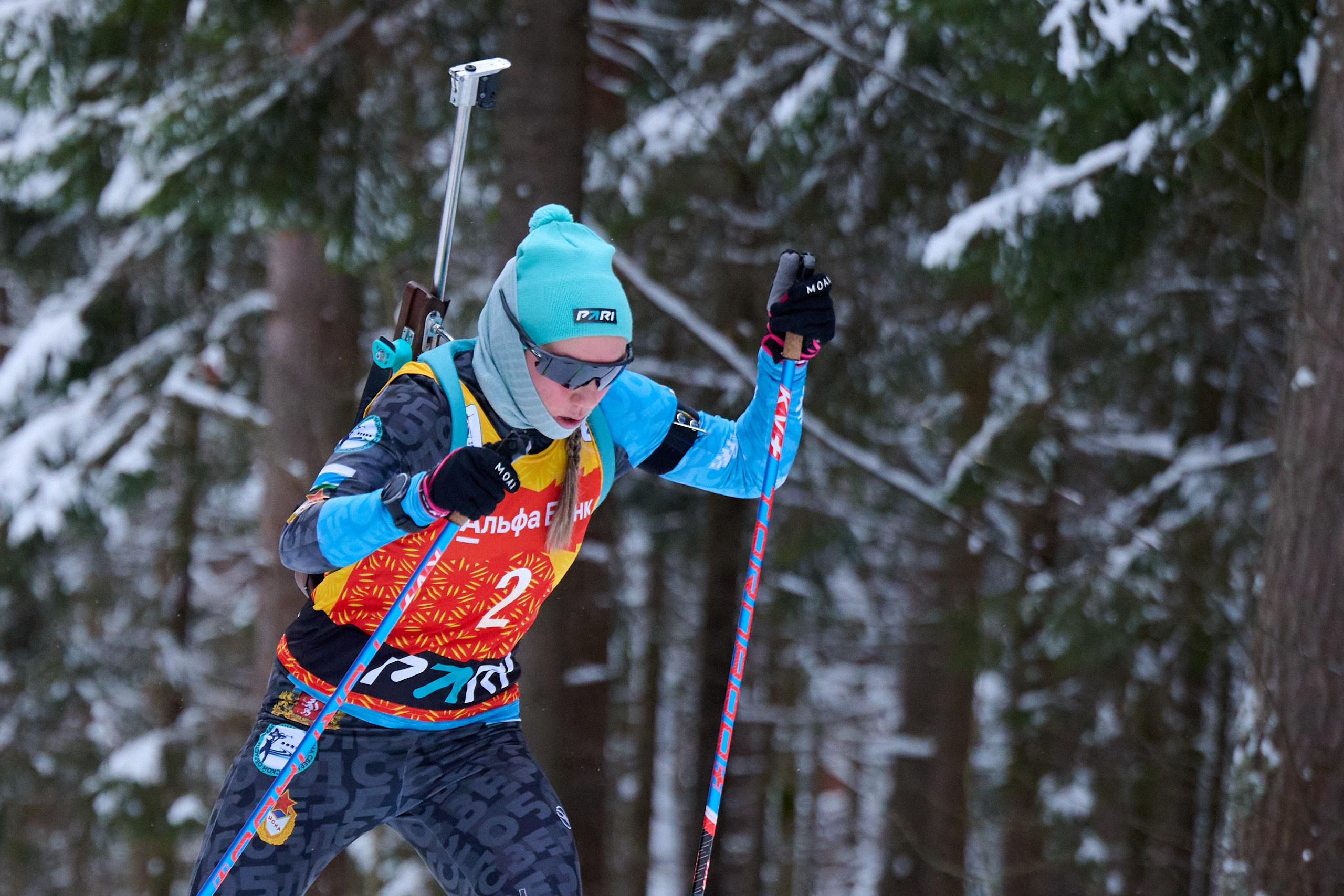Биатлон. Чемпионат России — 2024/2025, 3-й этап, Ижевск. Ижевская винтовка. Спортивный репортажный фотограф в Ижевске Сергей Мерзляков