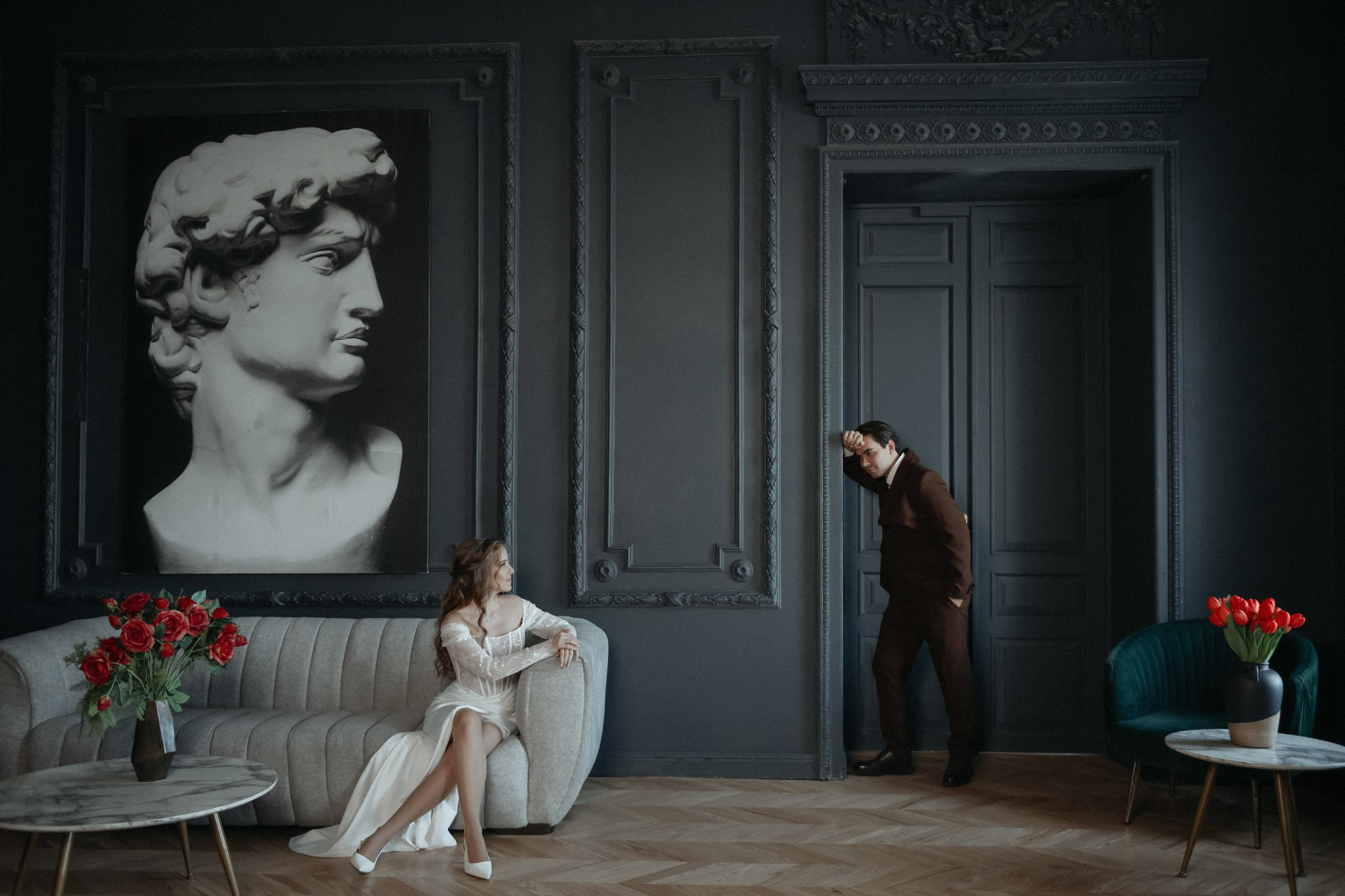 свадебная фотосессия в фотостудии Skypoint