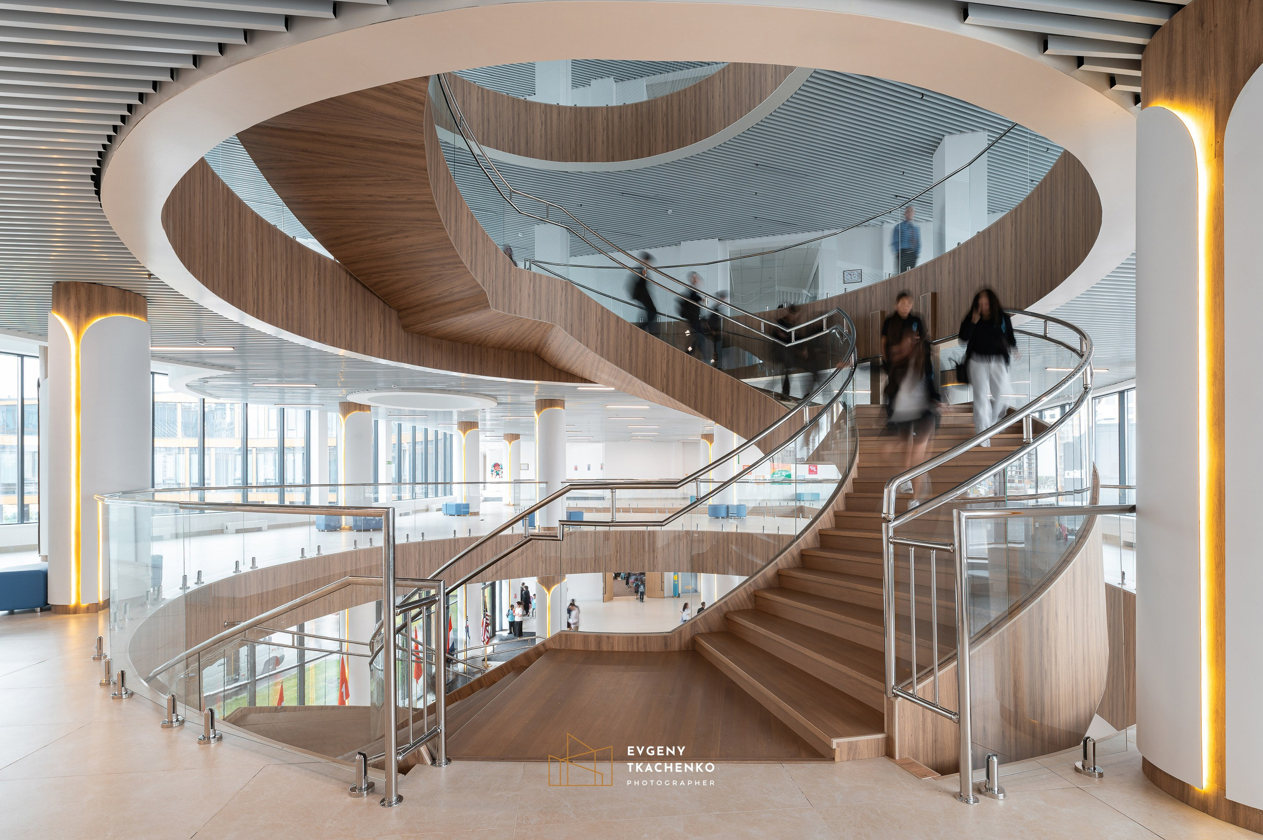 Kazakhstan International School, г. Астана. Архитектурный и интерьерный фотограф в Казахстане