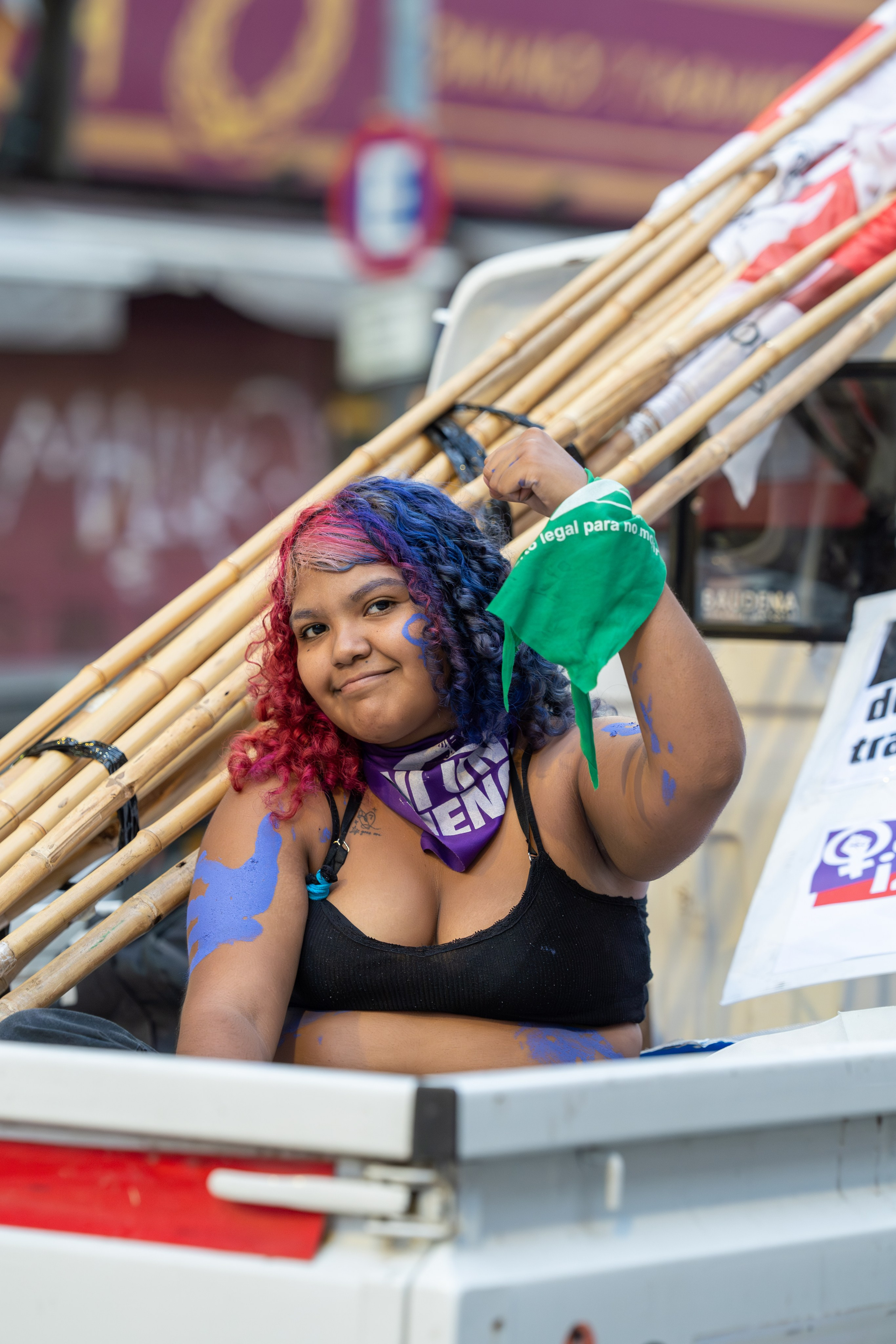 8 de marzo en Argentina. Arte de Shanti Alex