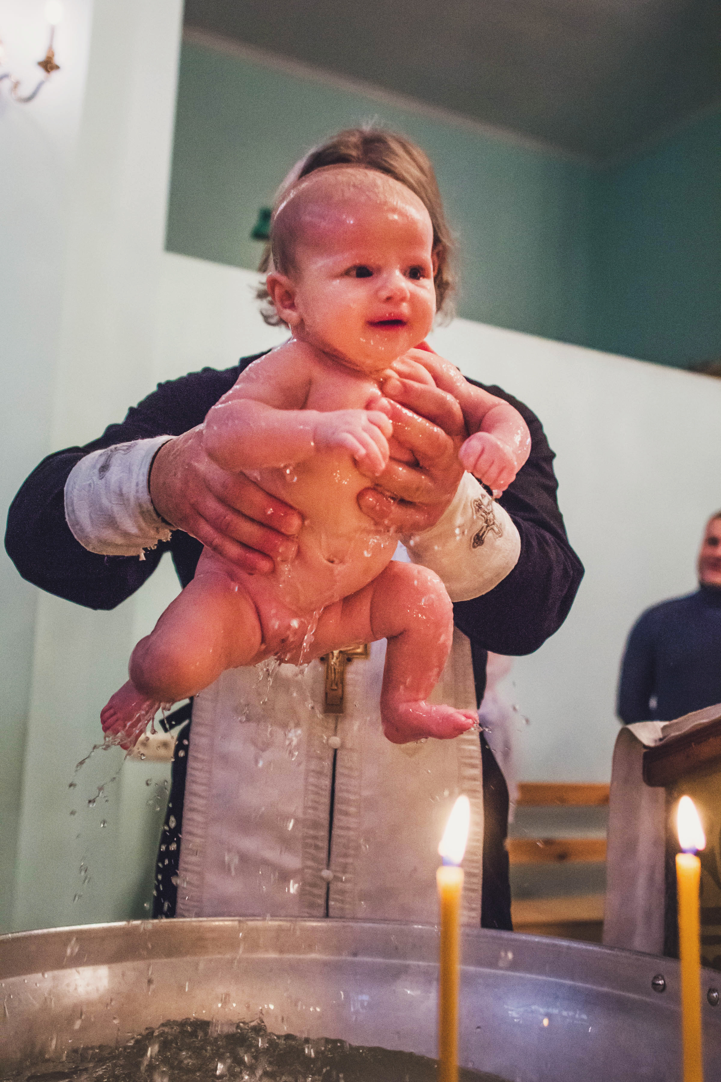 Крещение Варюши. Детский и семейный фотограф в Москве