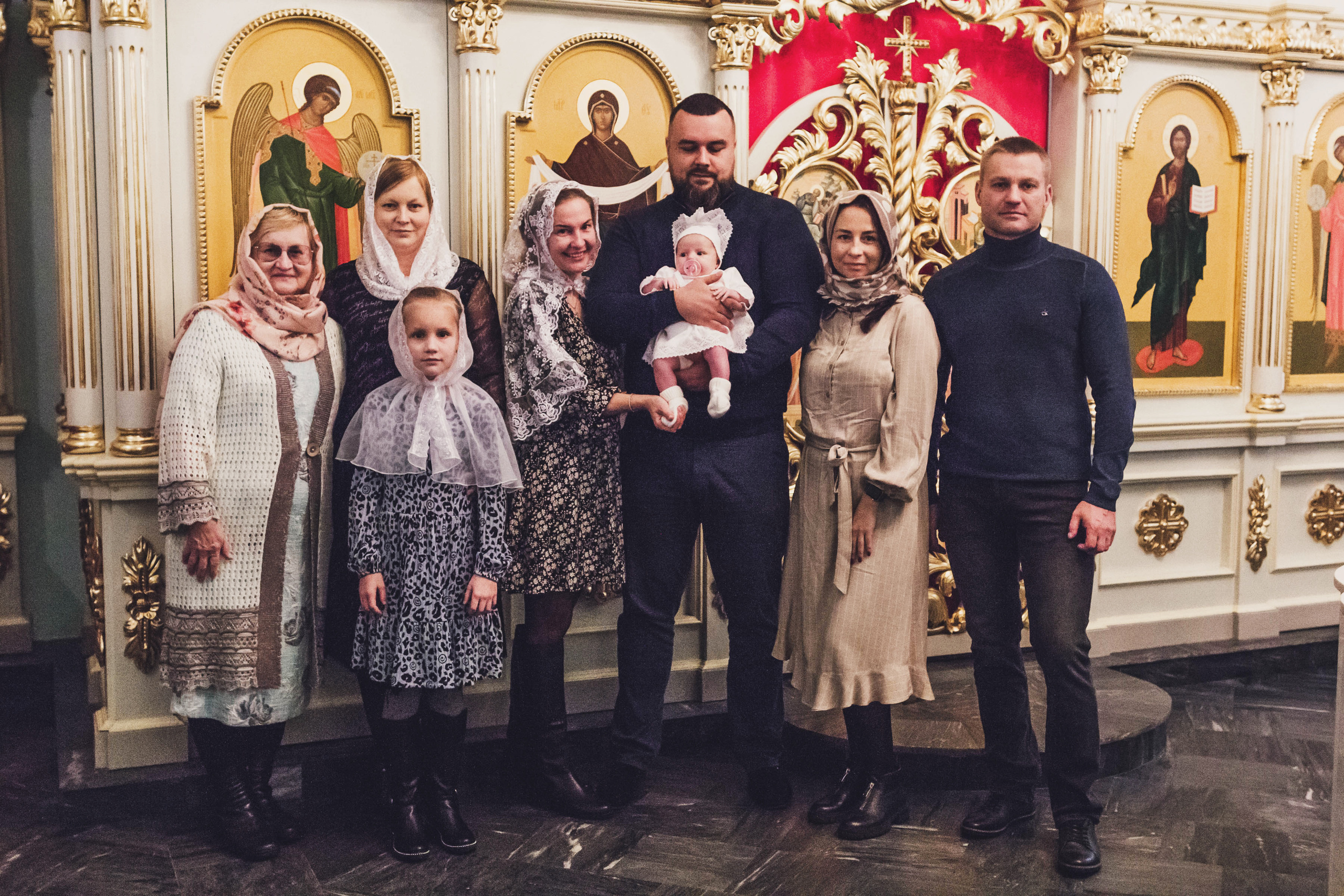 Крещение Варюши. Детский и семейный фотограф в Москве