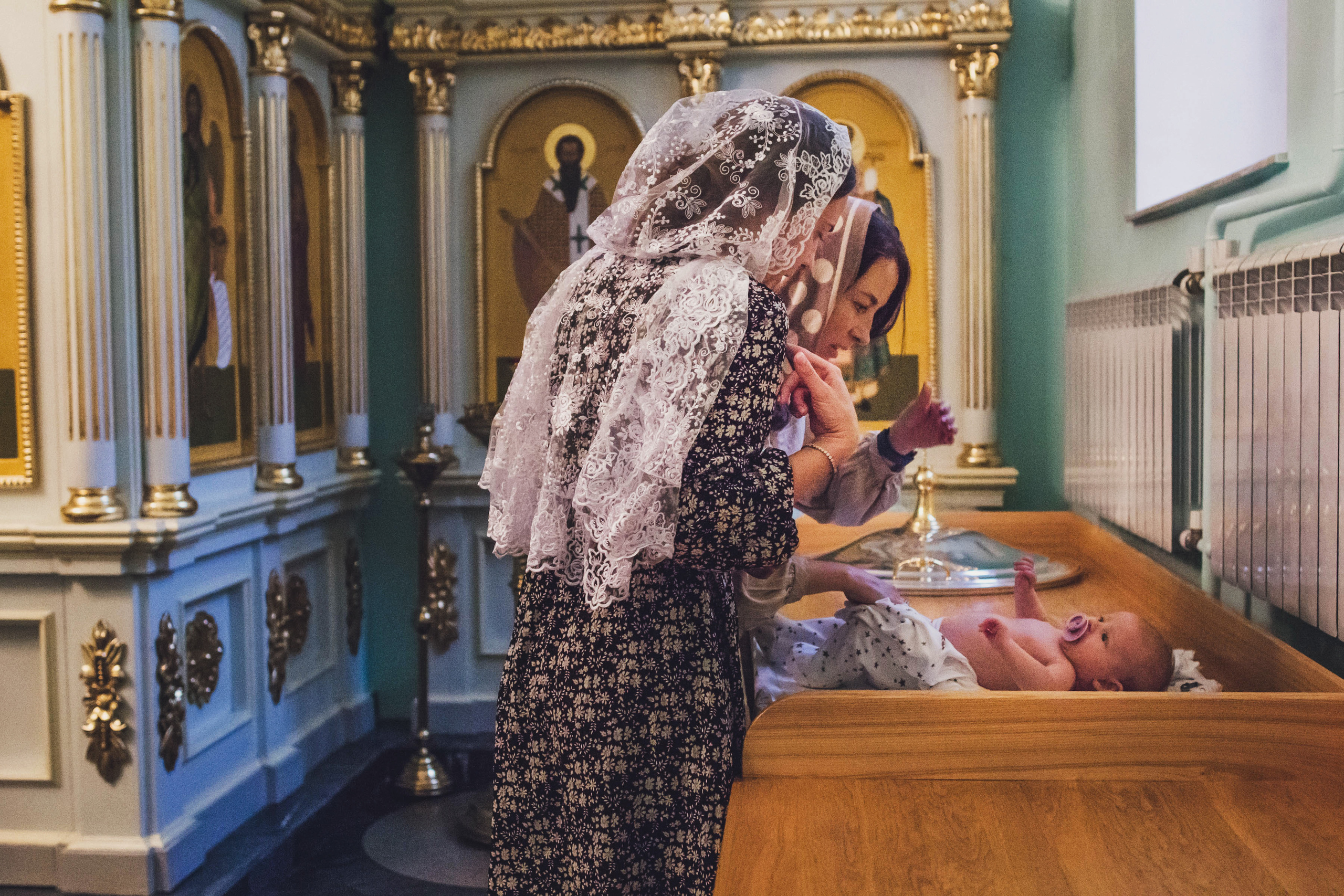 Крещение Варюши. Детский и семейный фотограф в Москве