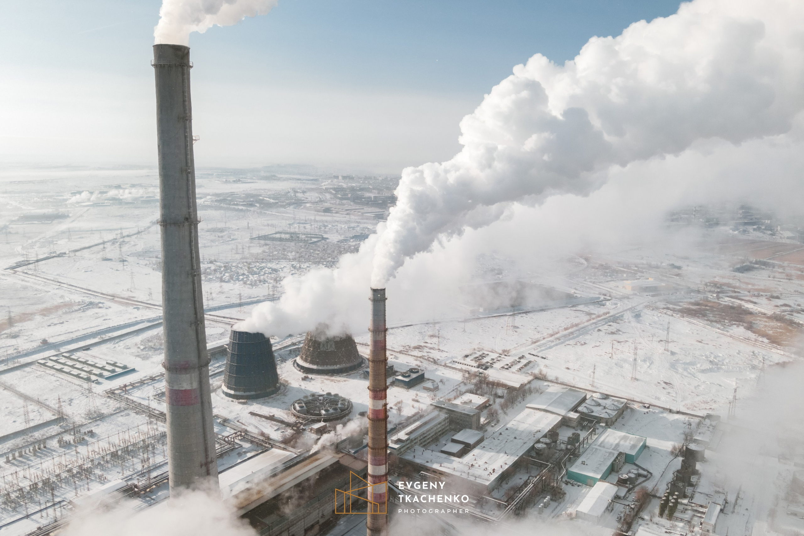 Карагандинская ТЭЦ-3. Архитектурный и интерьерный фотограф в Казахстане