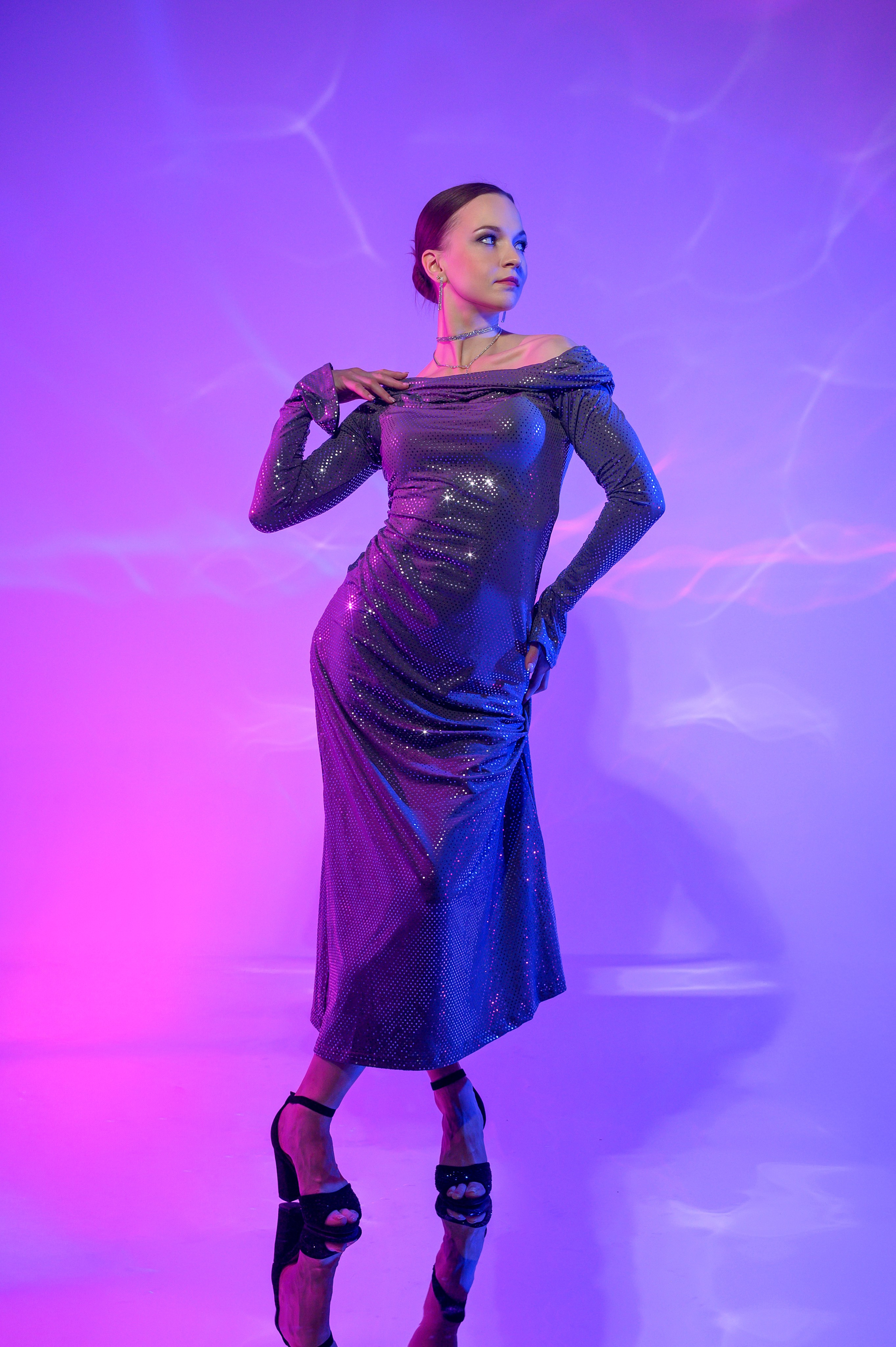 mylar photoshoot with RGB