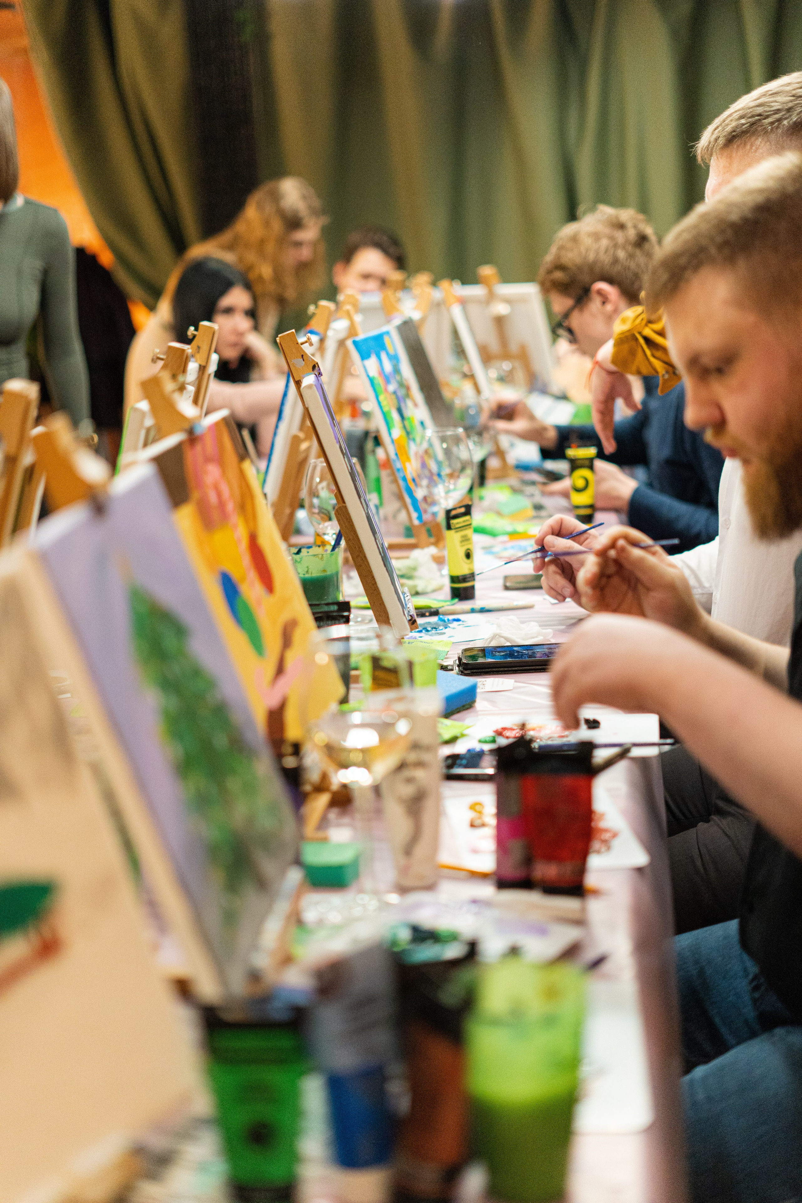 Корпоратив Teach Me Art 2. Портретный фотограф в Москве и Санкт-Петербурге Арина Чех