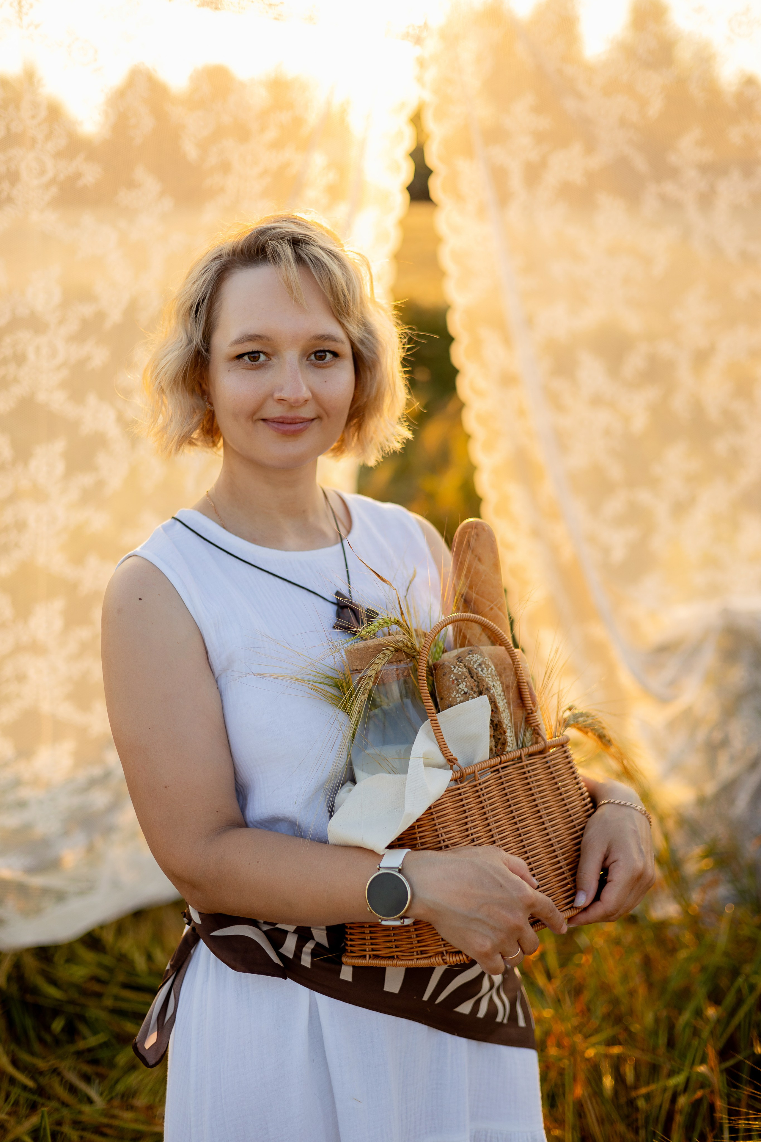 Семейная съемка в пшенице. Фотограф Ульянкина Мария