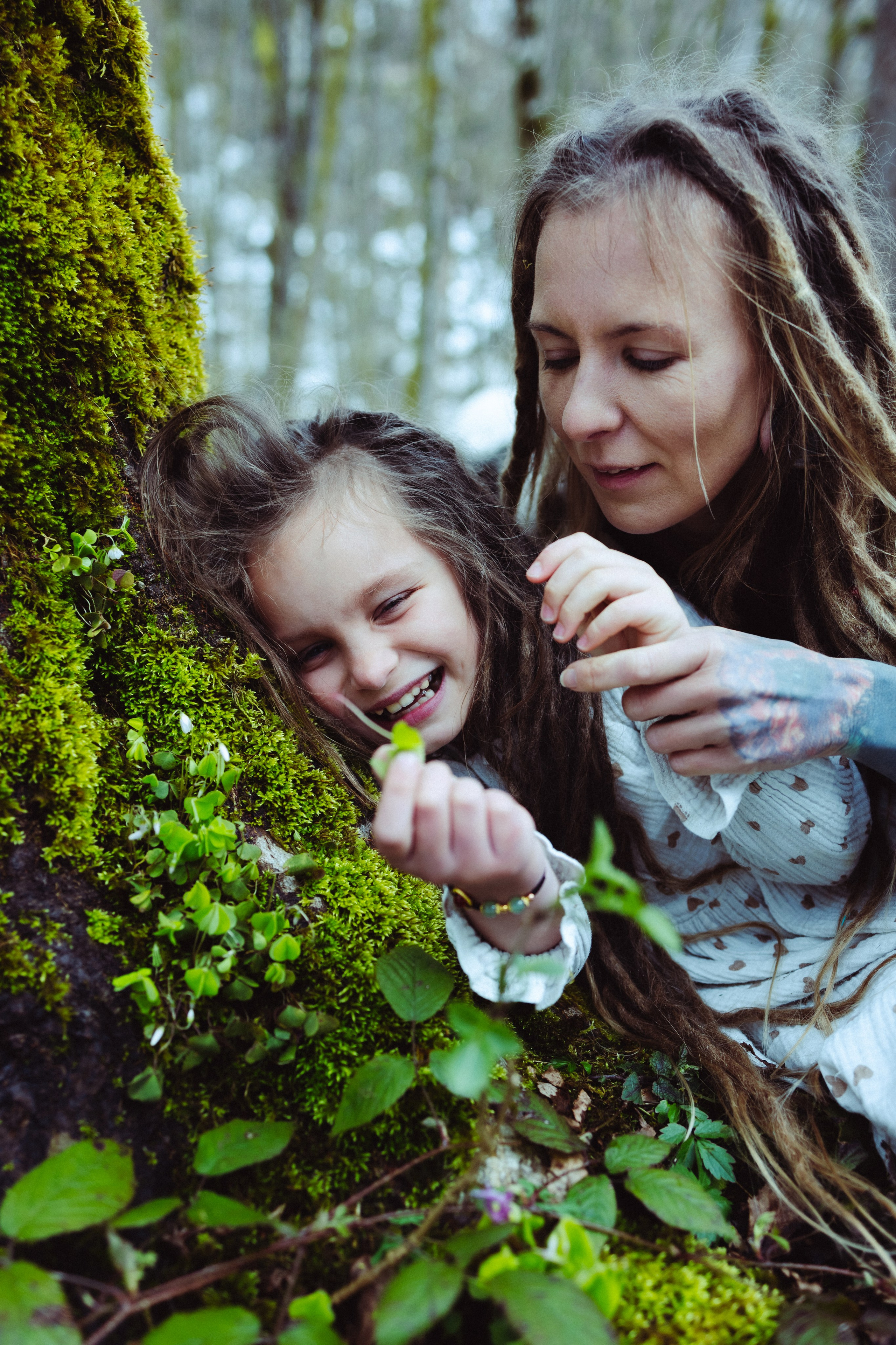 Семейная фотосессия мамы и дочери