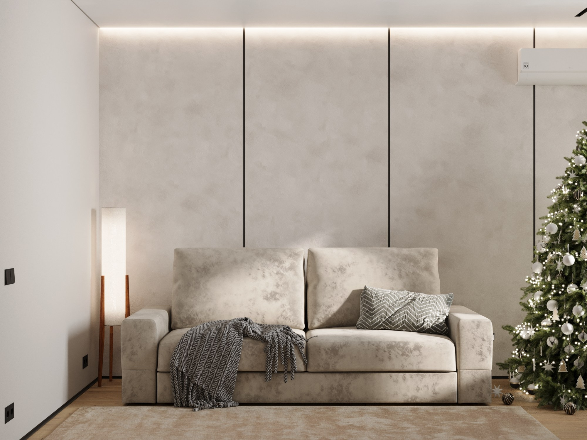 Гостиная. 3D-дизайнер Кристина Пуляевская