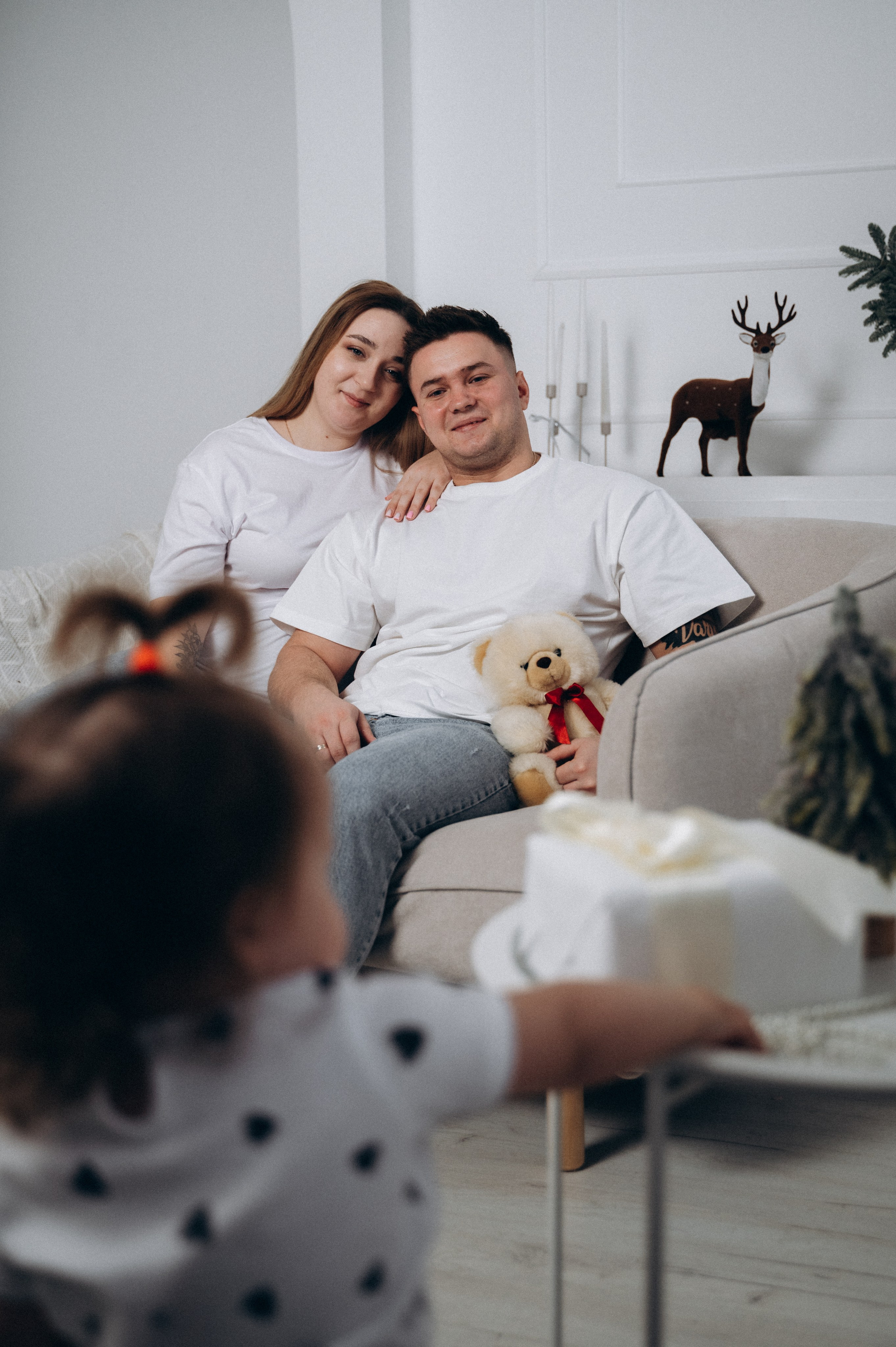 Новогодняя для Дианы, Максима и Варюши. Семейный фотограф в Минске Дарья Дреко