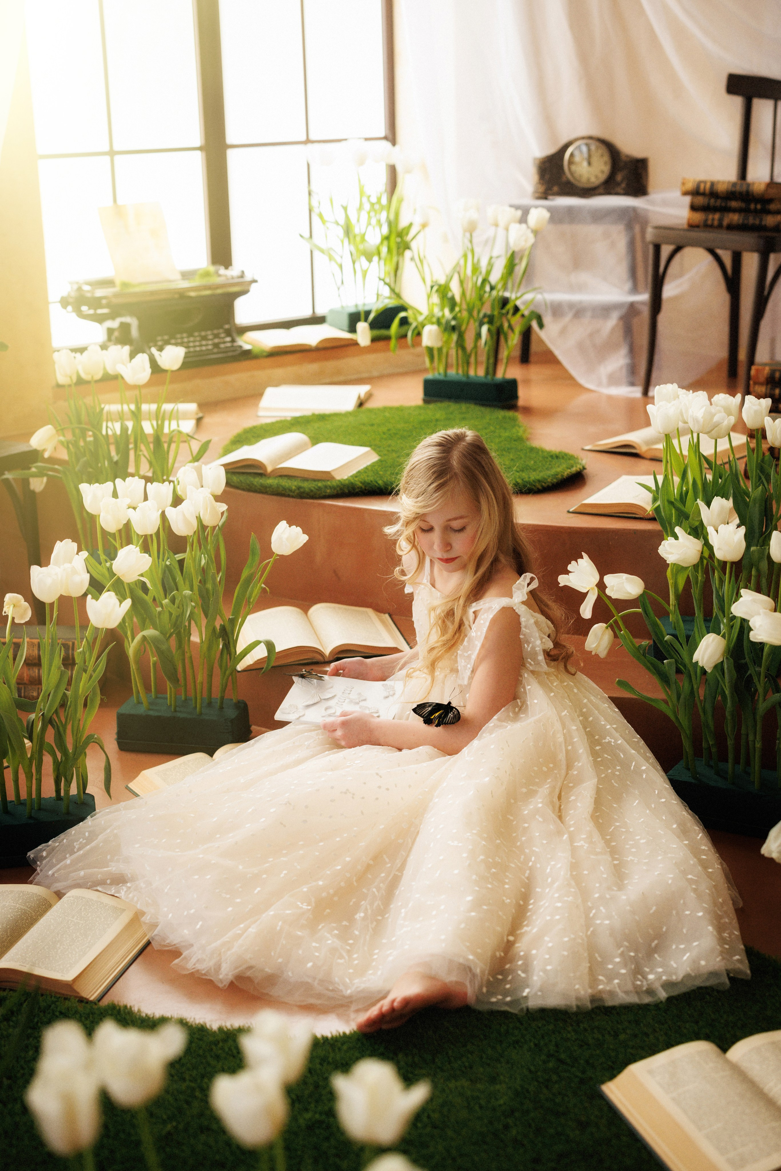 Фотосессия с живыми тропическими бабочками. Семейный и детский фотограф в Краснодаре Анна Трашкова