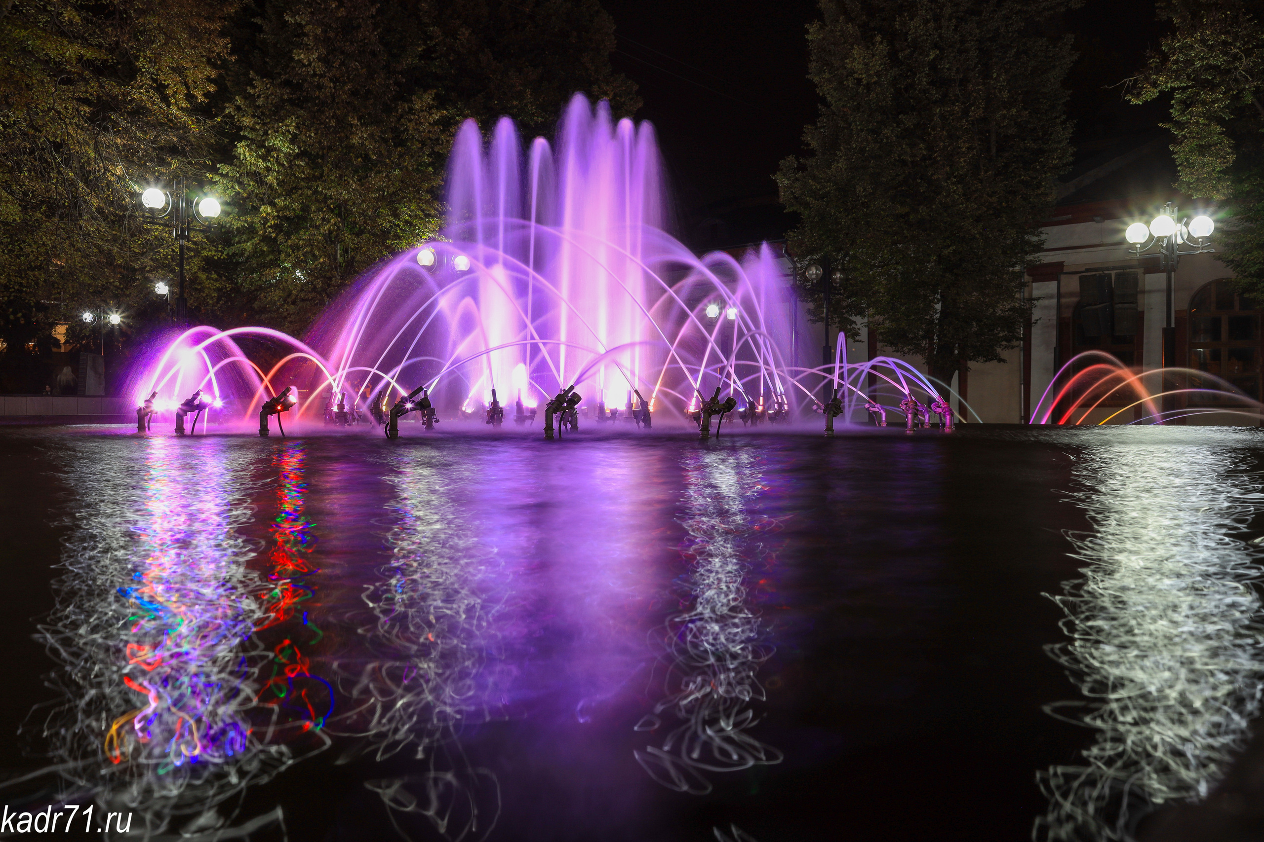 Тульский Драматический Театр, Аллея фонтанов. Фотограф в Туле Крупский АнДРей. Фотостудия «КАДР71» в Туле