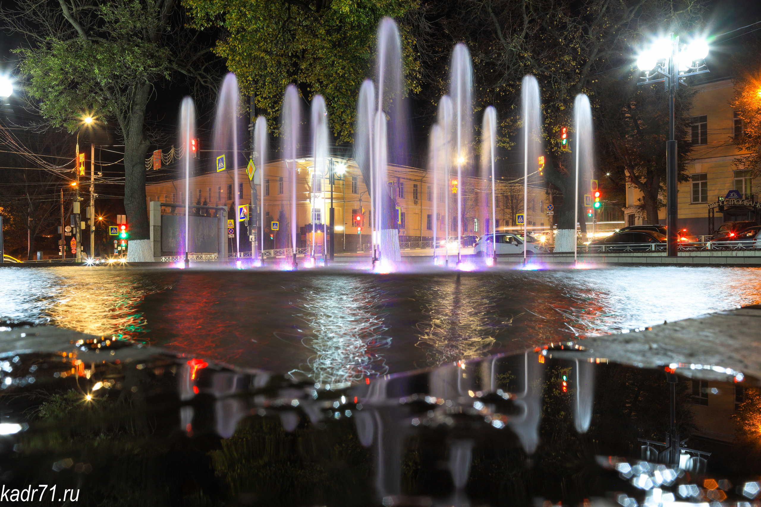 Тульский Драматический Театр, Аллея фонтанов. Фотограф в Туле Крупский АнДРей. Фотостудия «КАДР71» в Туле
