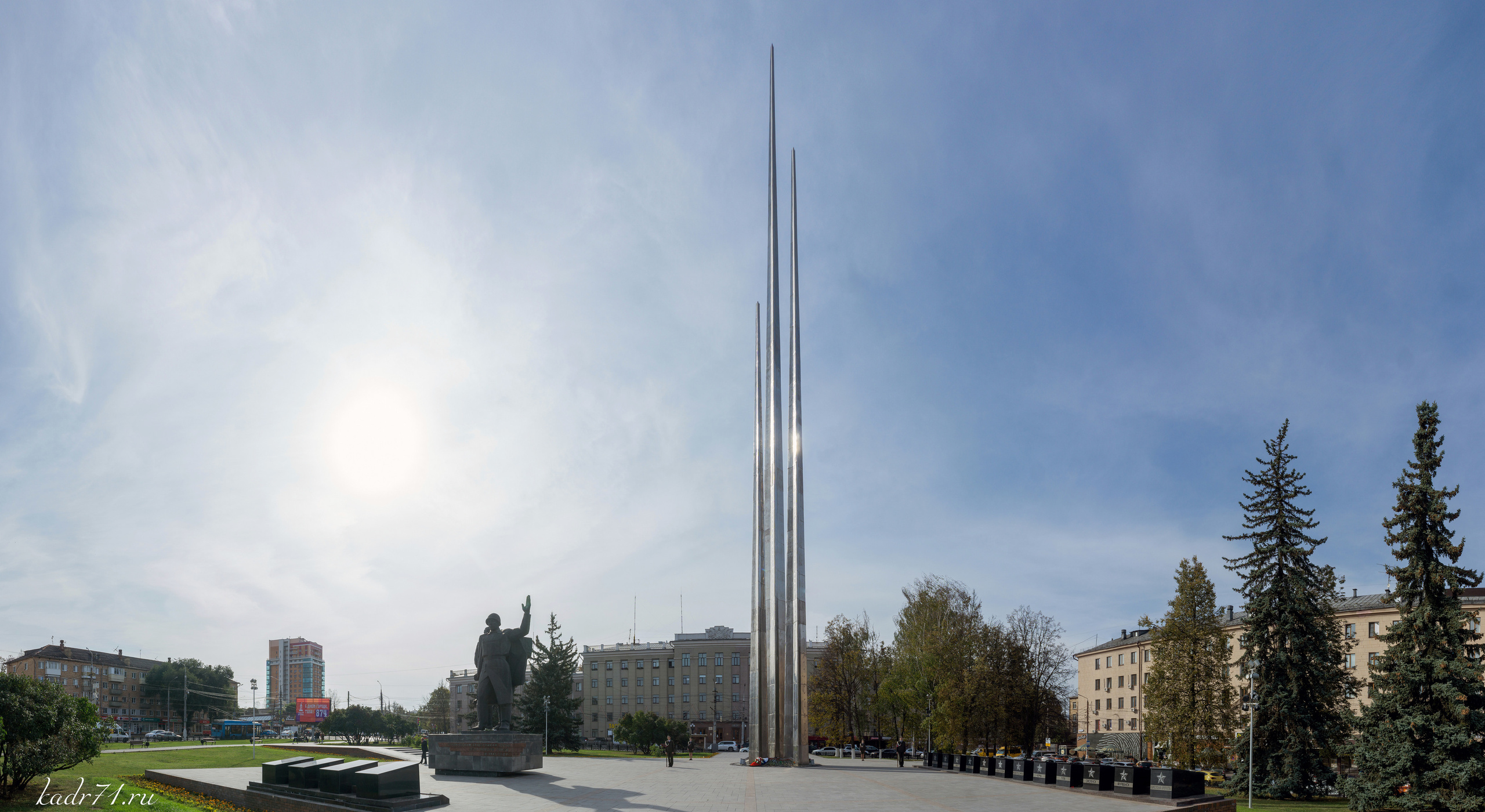 Мемориал «Три Штыка» на «Площади Победы» в г. Тула. Фотограф в Туле Крупский АнДРей. Фотостудия «КАДР71» в Туле