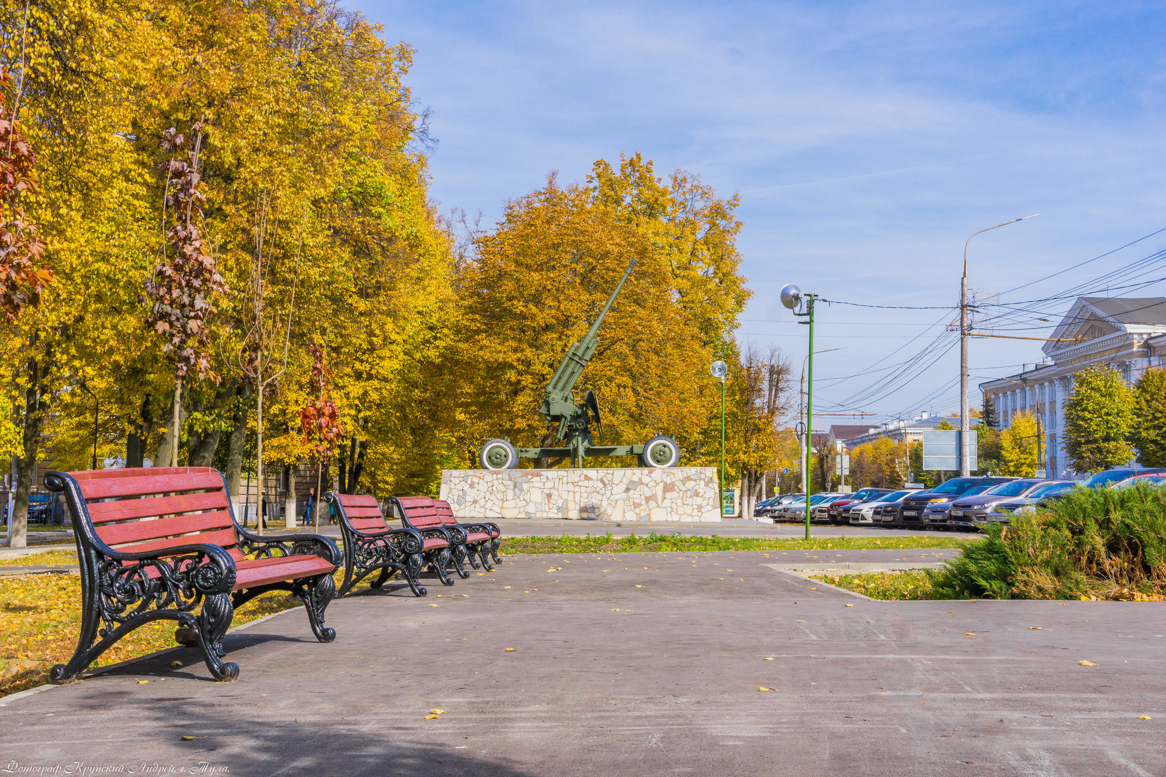 Мемориал — Памятник воинам-зенитчикам в городе Тула. Фотограф в Туле Крупский АнДРей. Фотостудия «КАДР71» в Туле