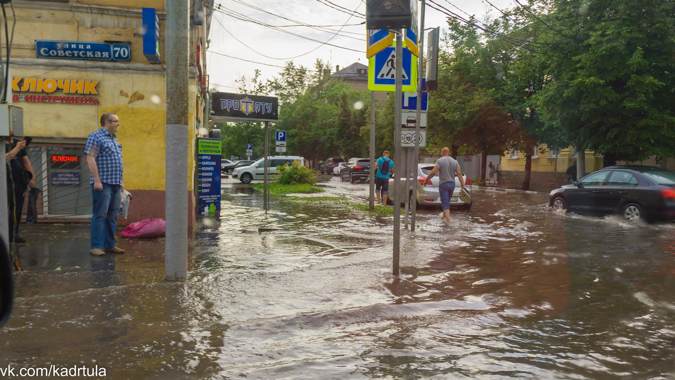 Летний дождь в Туле (циклоны, ливни, прочие погодные чудеса). Фотограф в Туле Крупский АнДРей. Фотостудия «КАДР71» в Туле