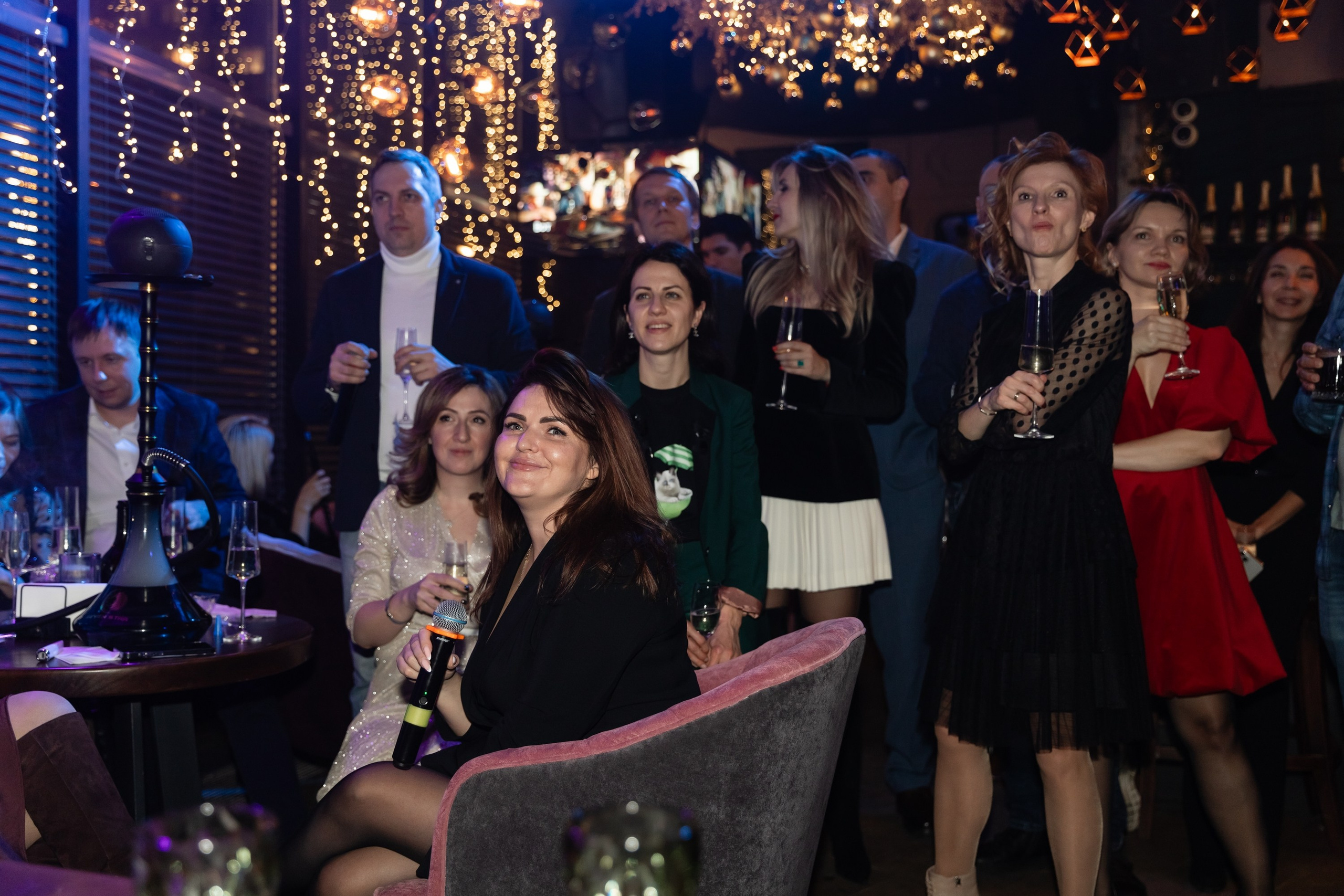 Новогодний корпоратив (Караоке клуб Who is who). Татьяна Чернышова свадебный фотограф Москва