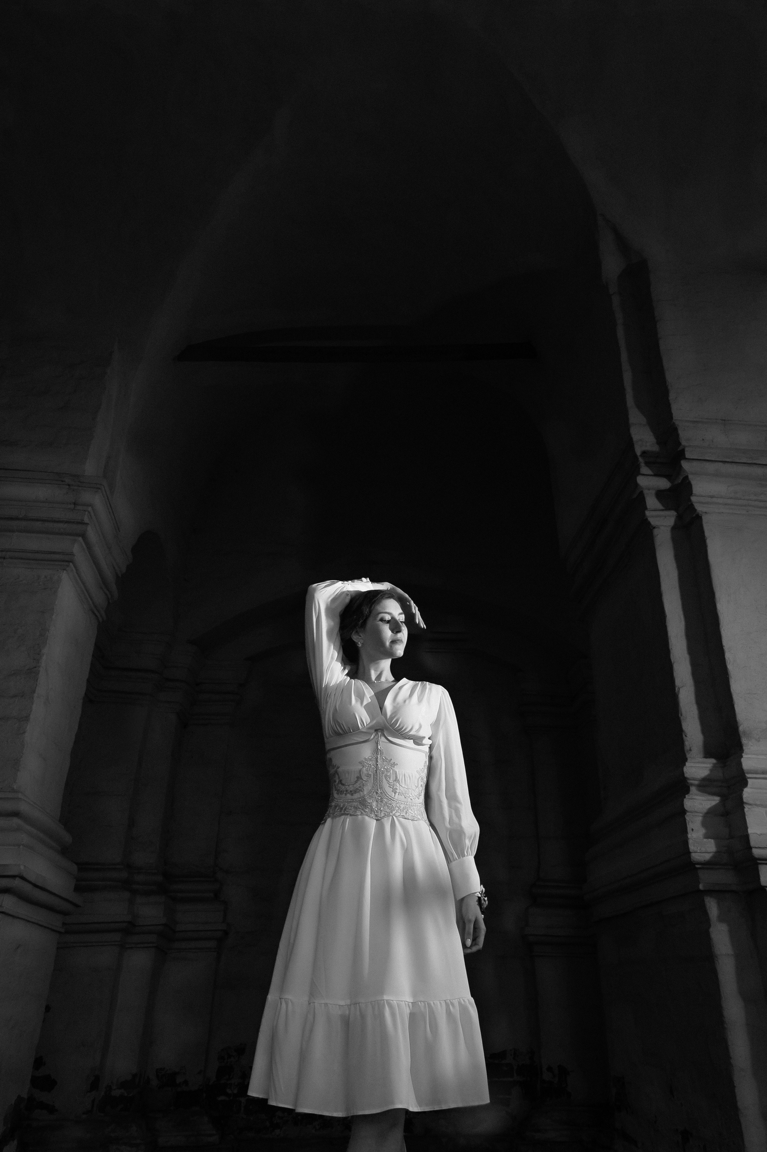 Атмосферный портрет невесты в Коломенском