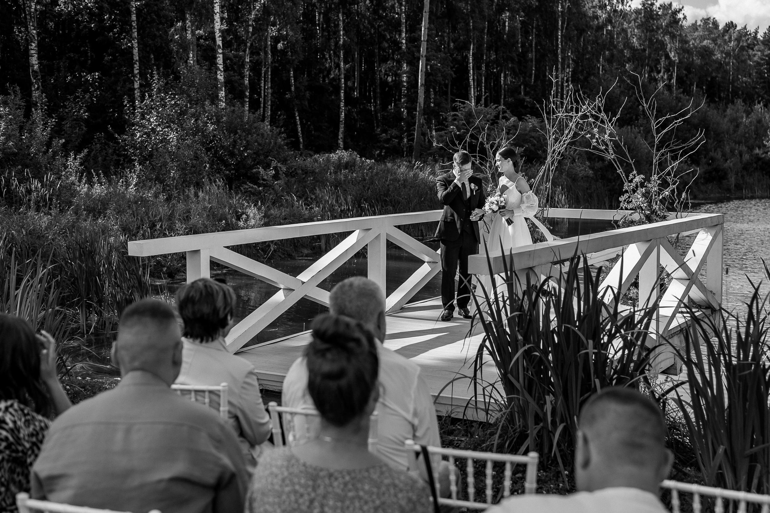 Свадьба на площадке Дом у озера. Свадебный фотограф Москва — Сергей и Татьяна