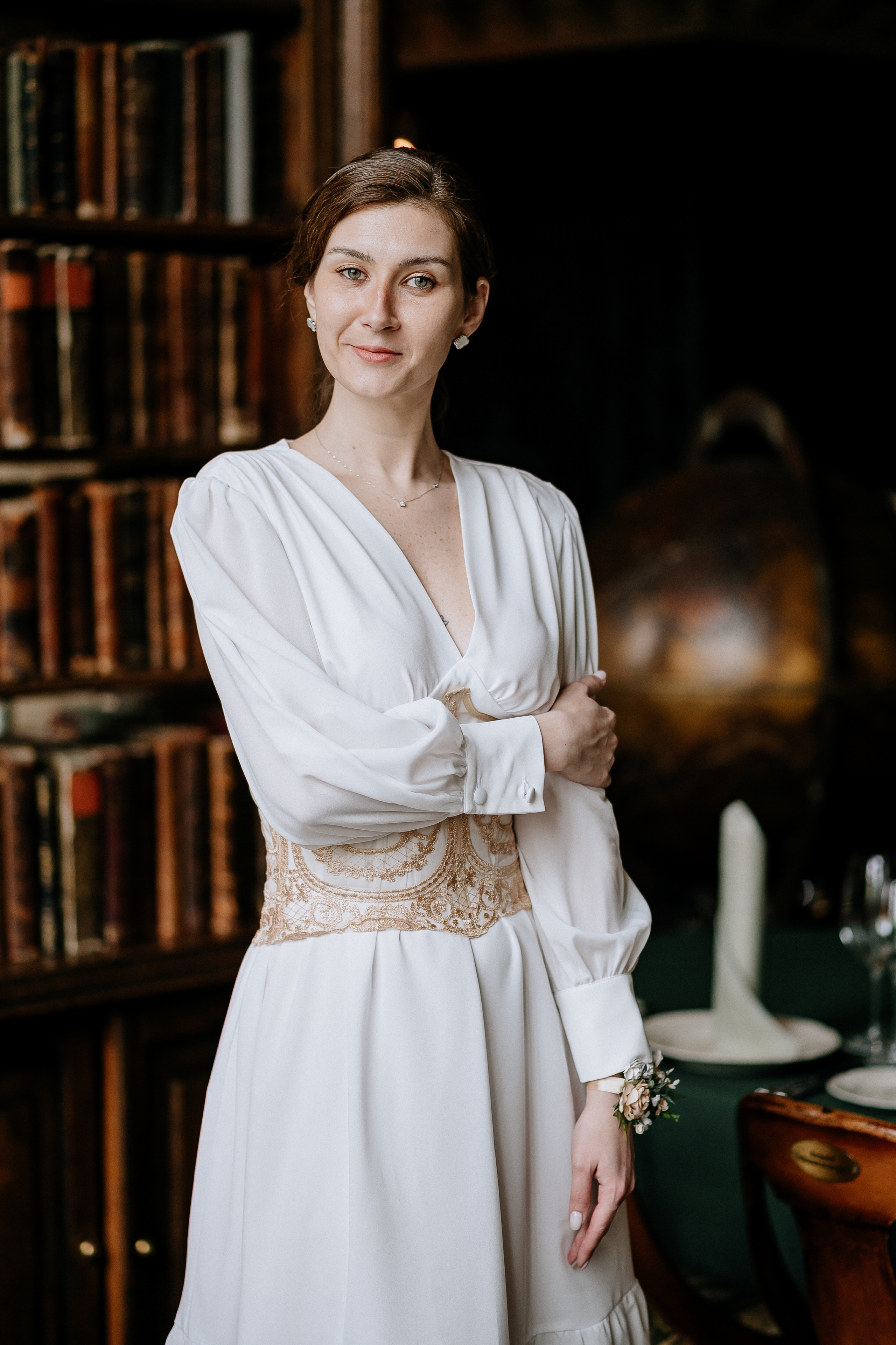 Свадебная фотосессия кафе Пушкин. Свадебный фотограф Москва — Сергей и Татьяна