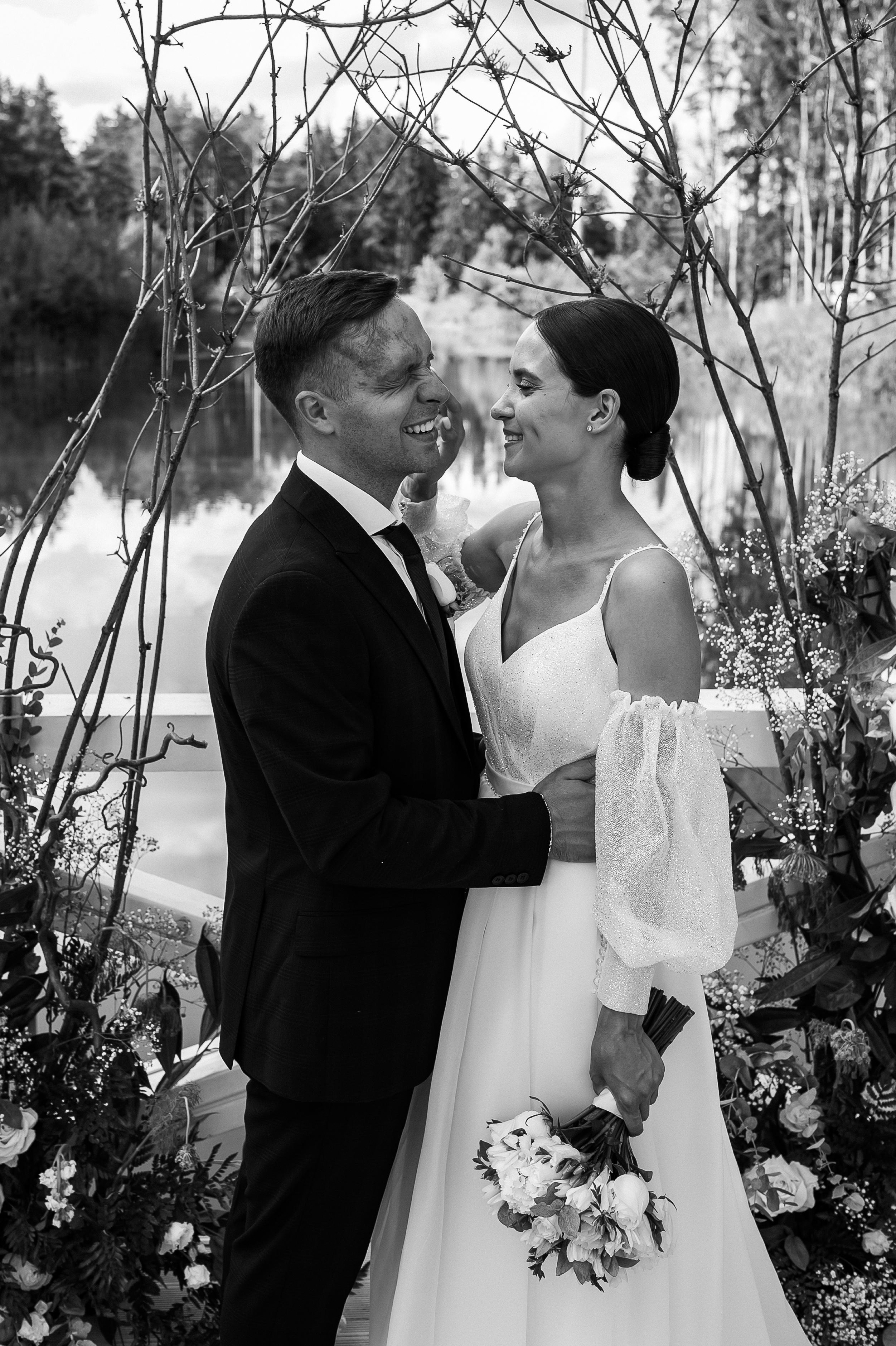 Свадьба на площадке Дом у озера. Свадебный фотограф Москва — Сергей и Татьяна