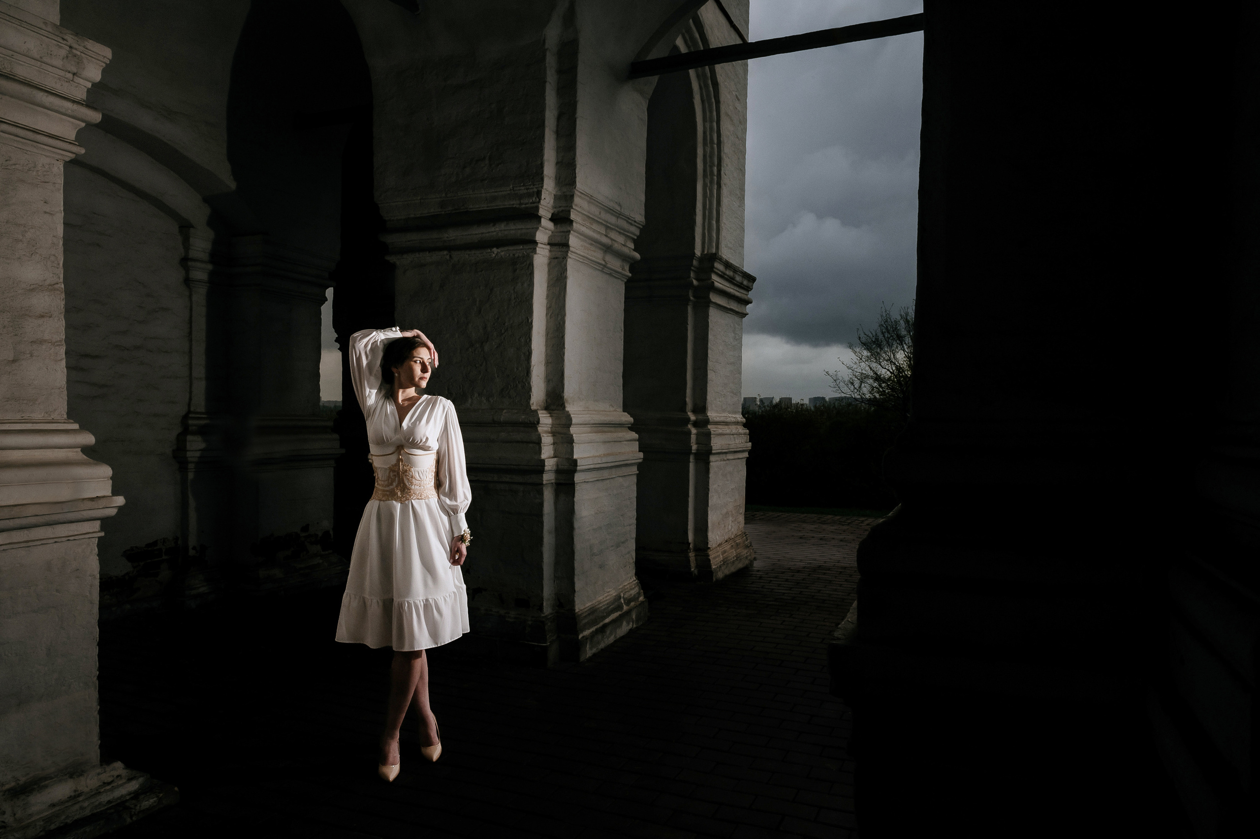 Свадебная фотосессия кафе Пушкин. Свадебный фотограф Москва — Сергей и Татьяна