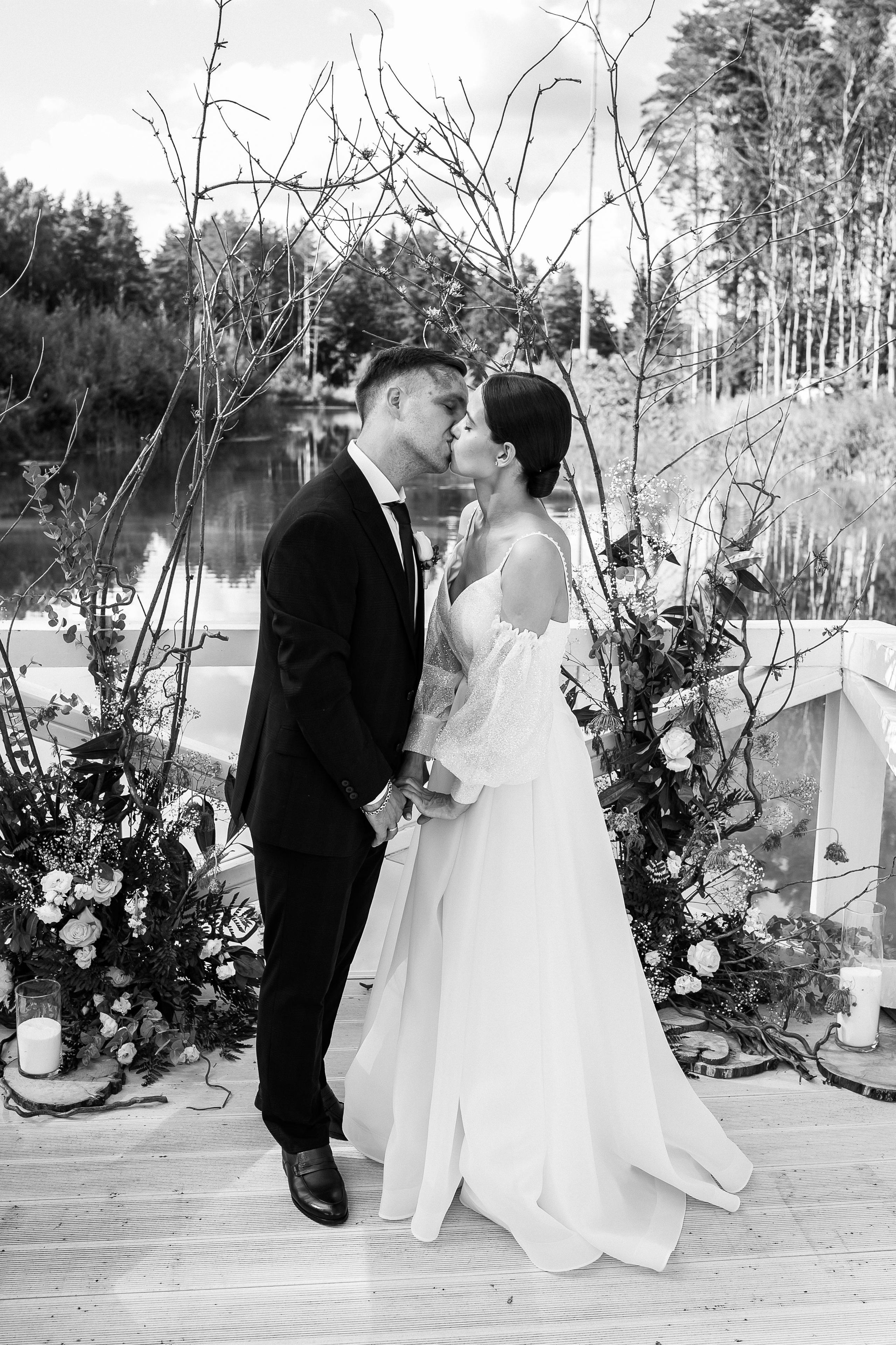 Свадьба на площадке Дом у озера. Свадебный фотограф Москва — Сергей и Татьяна