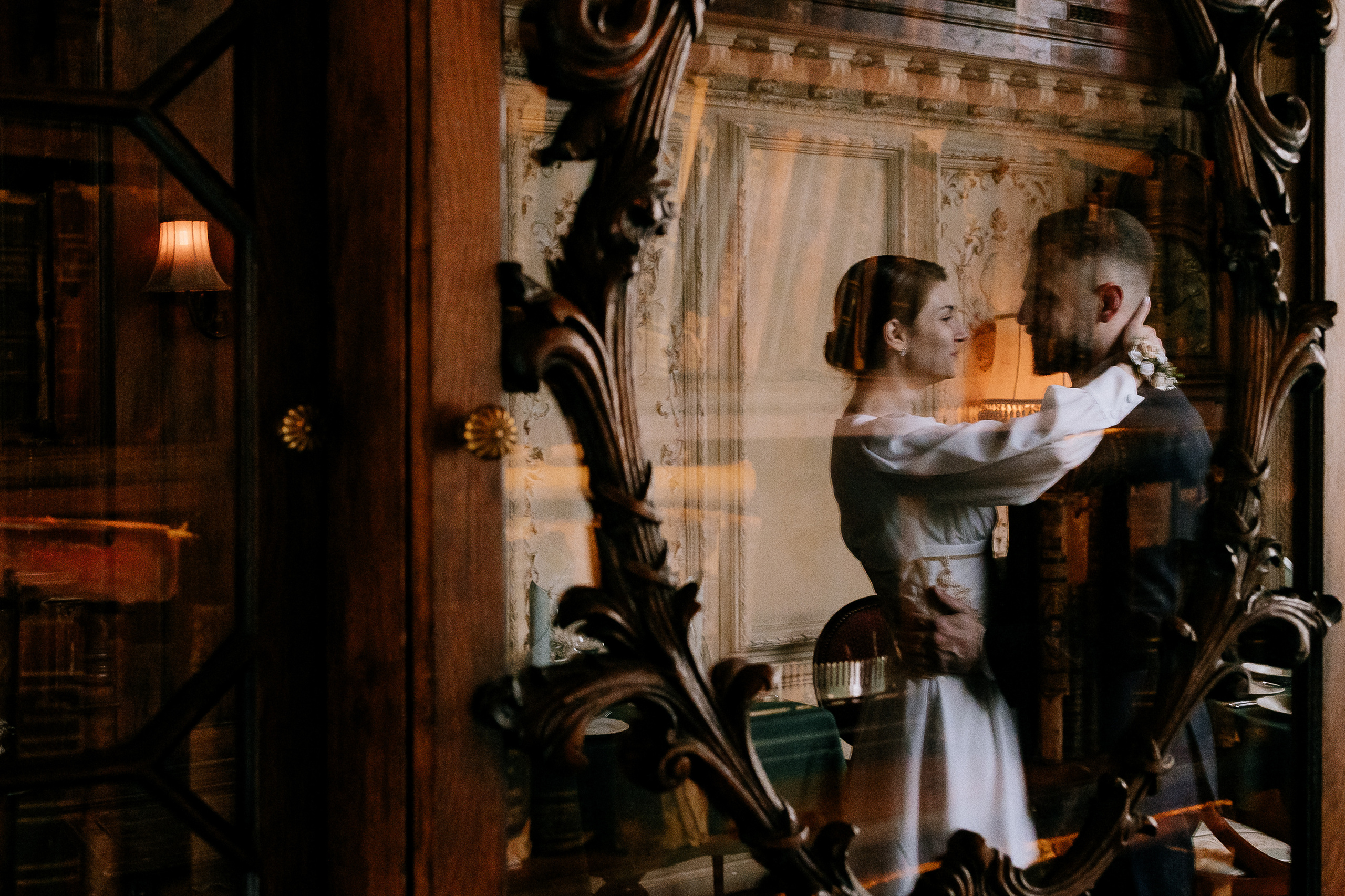 Свадебная фотосессия в кафе Пушкин