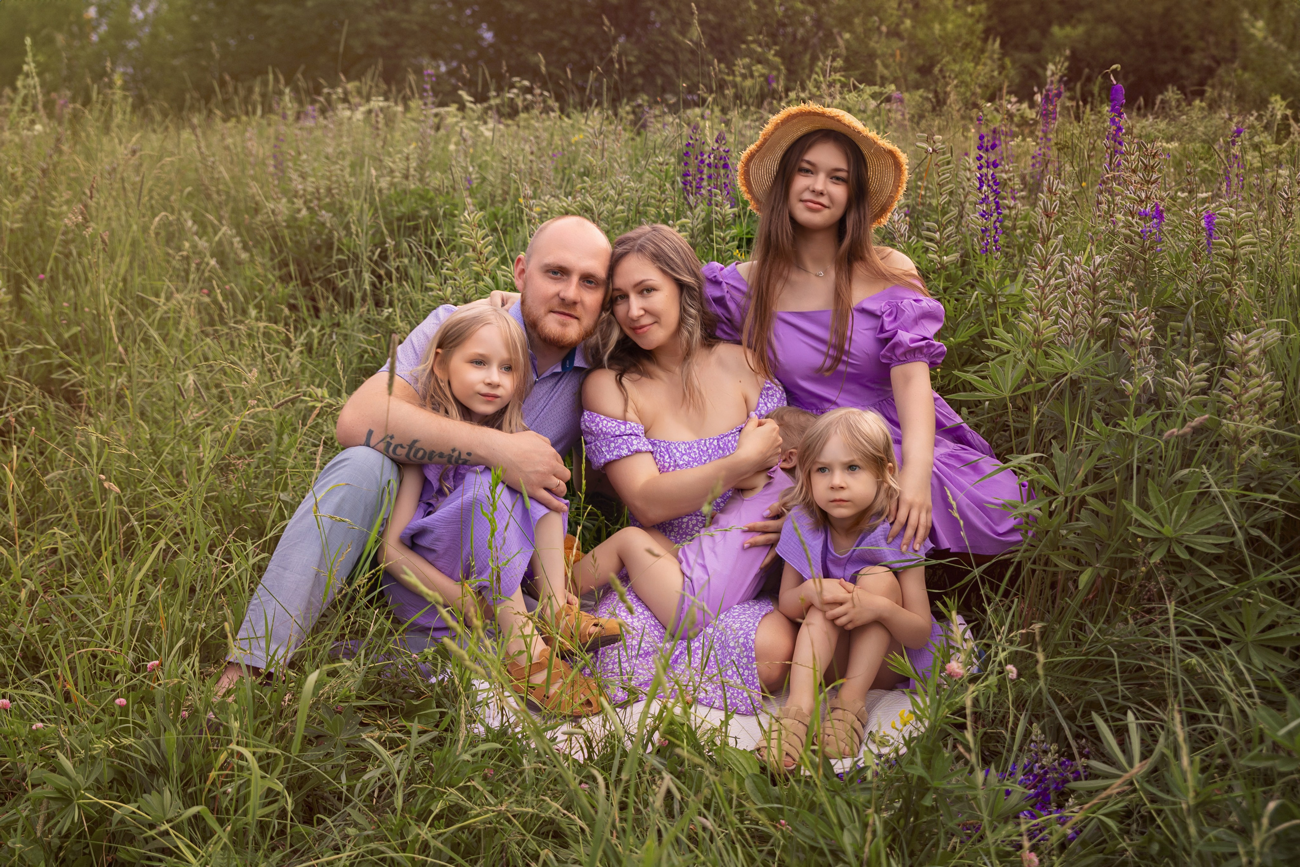 Летняя семейная фотосессия в парке. Трубинова Екатерина | Семейный фотограф | Москва