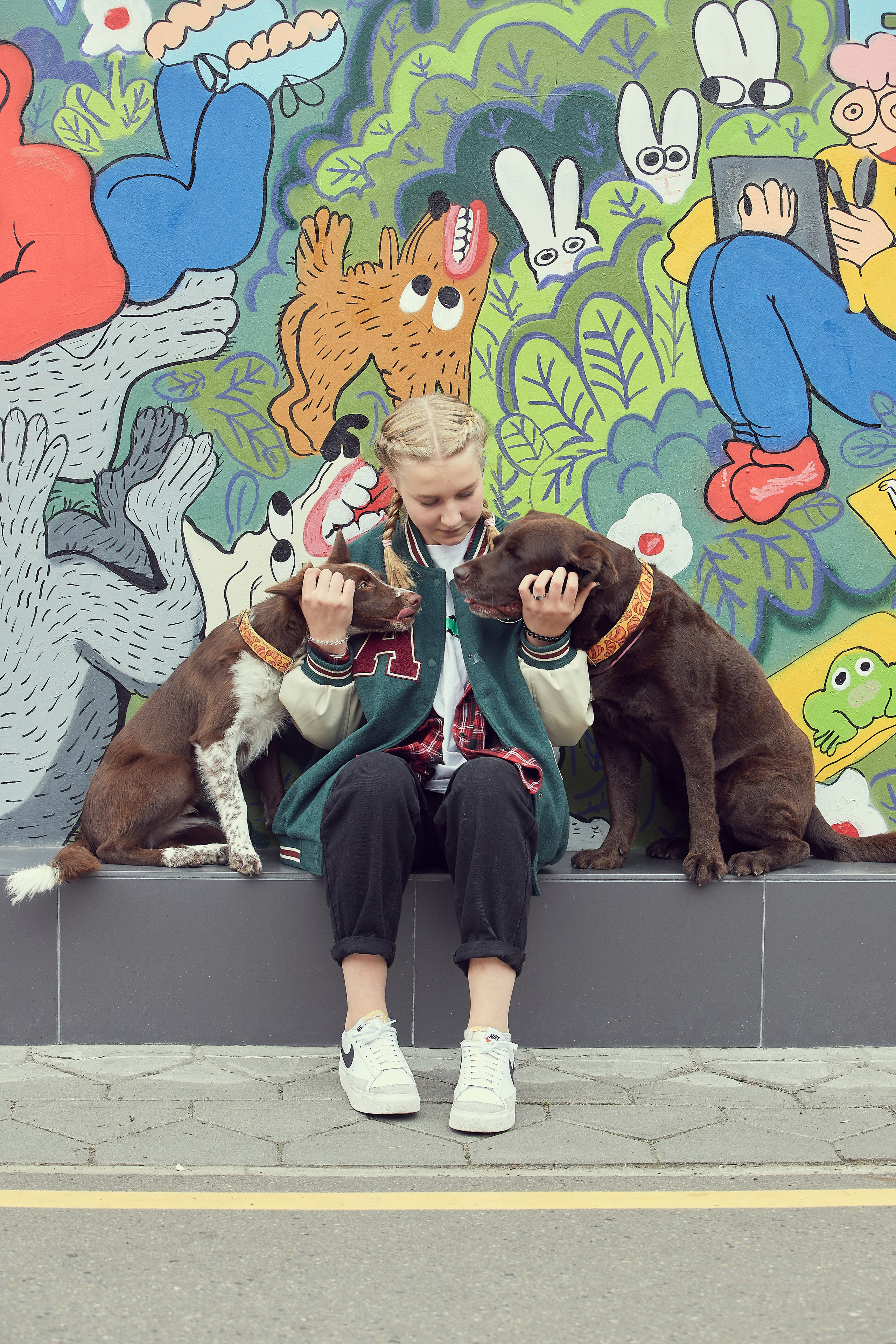 Портретная фотосессия Софы и питомцев. Екатерина Осипова — профессиональный фотограф в Москве