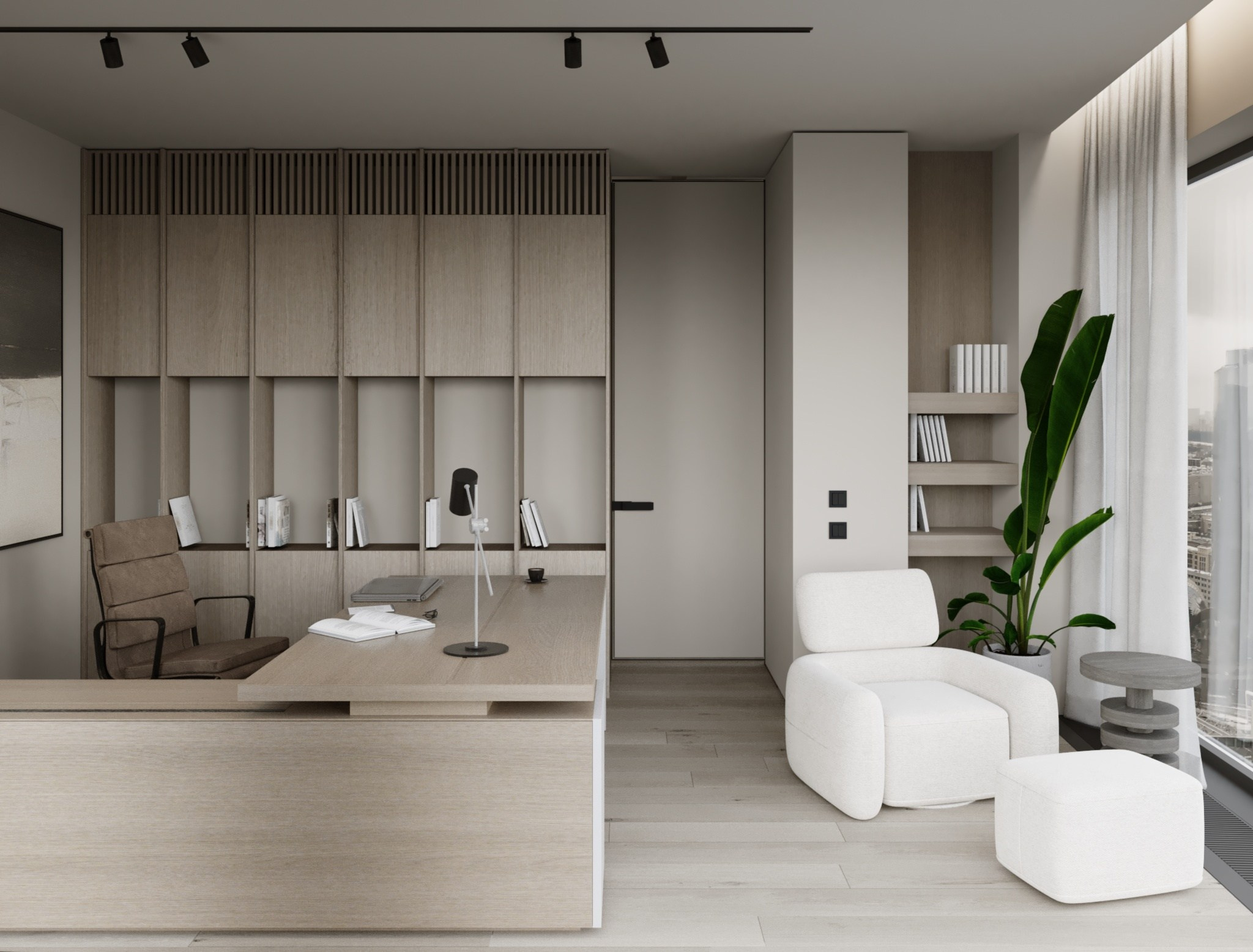 Апартаменты в башне Санкт-Петербург. Архитектурные интерьеры