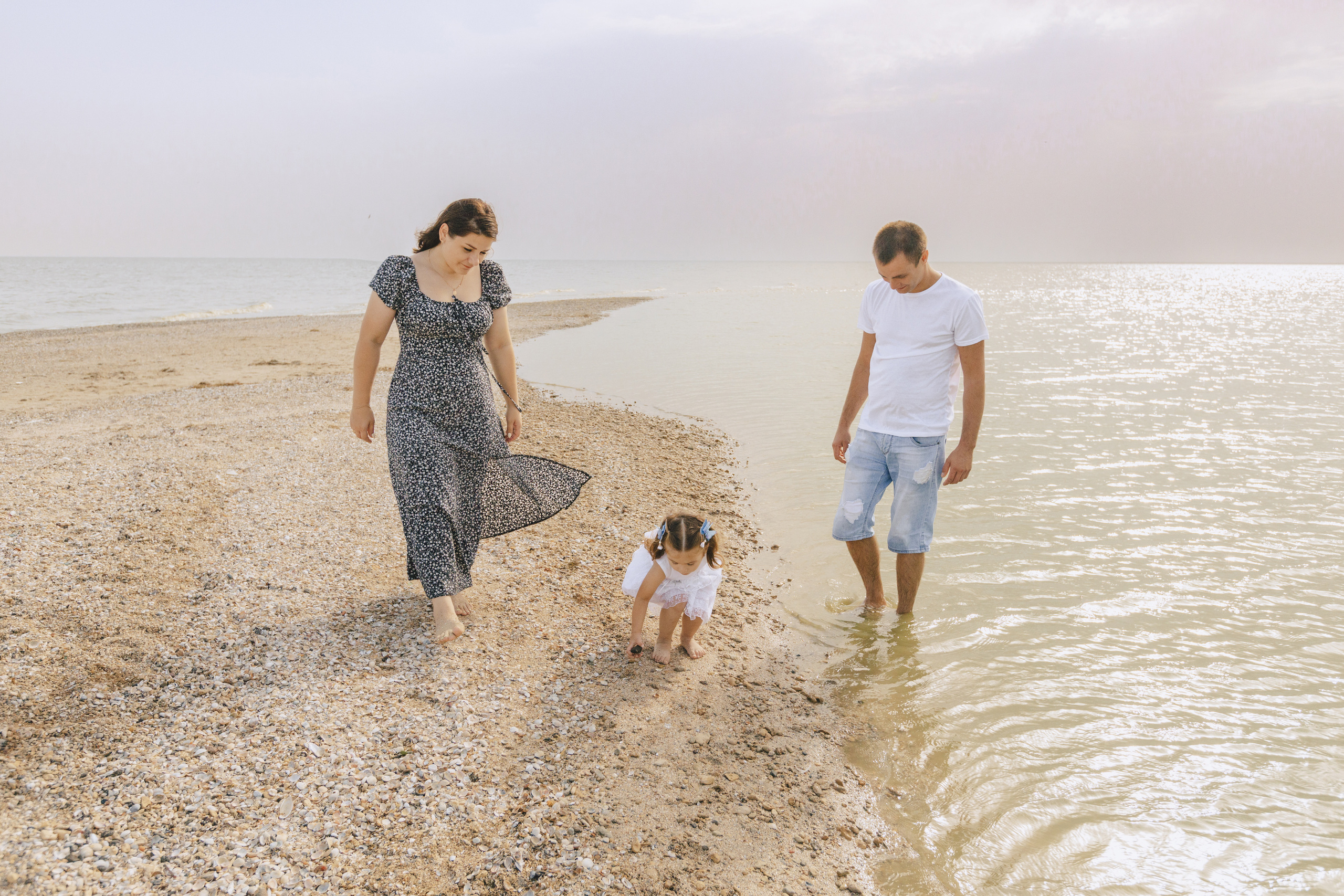 Алена, Николай и Полина. Фотограф Таганрог Любимая Надя